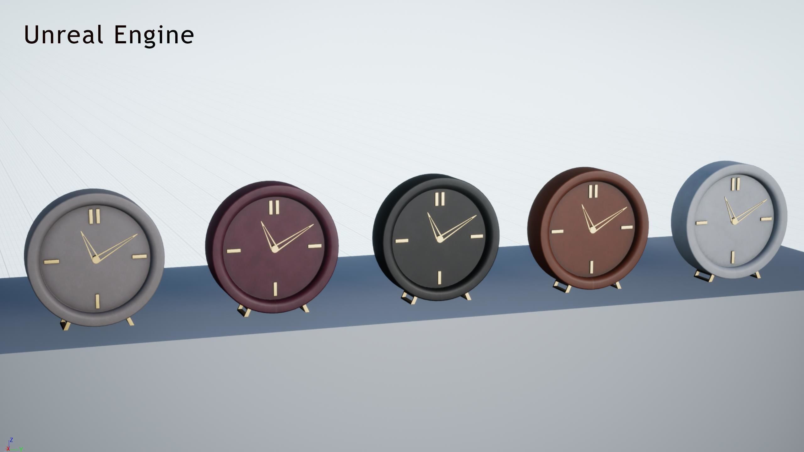 3D model Classy Clock VR / AR / low-poly | CGTrader