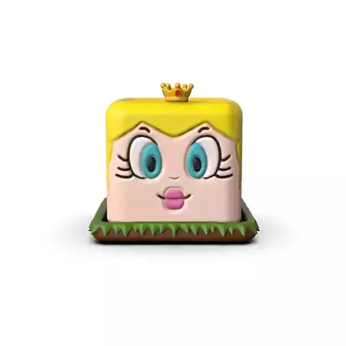 Princess Peach Pot Maceta Mario Bros  3D print model