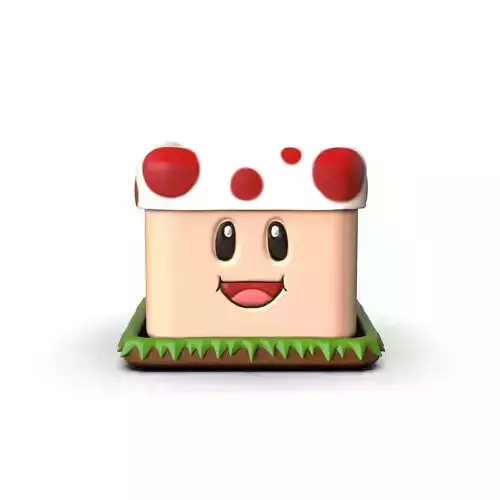  Toad Pot Maceta Mario Bros 3D print model