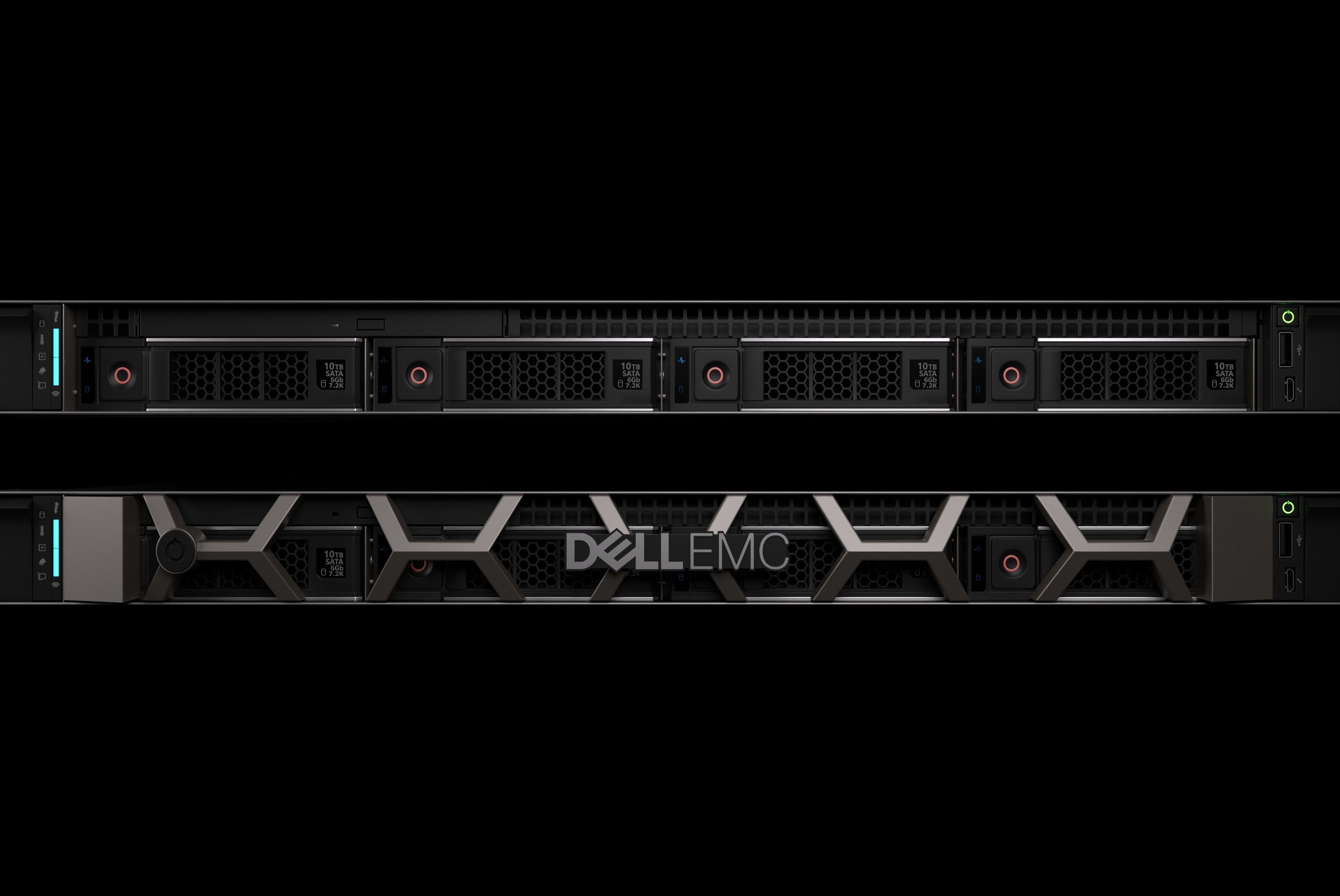 Data Server and Network Rack 3D model_1