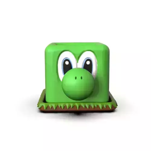  Yoshi Pot Maceta Mario Bros  3D print model