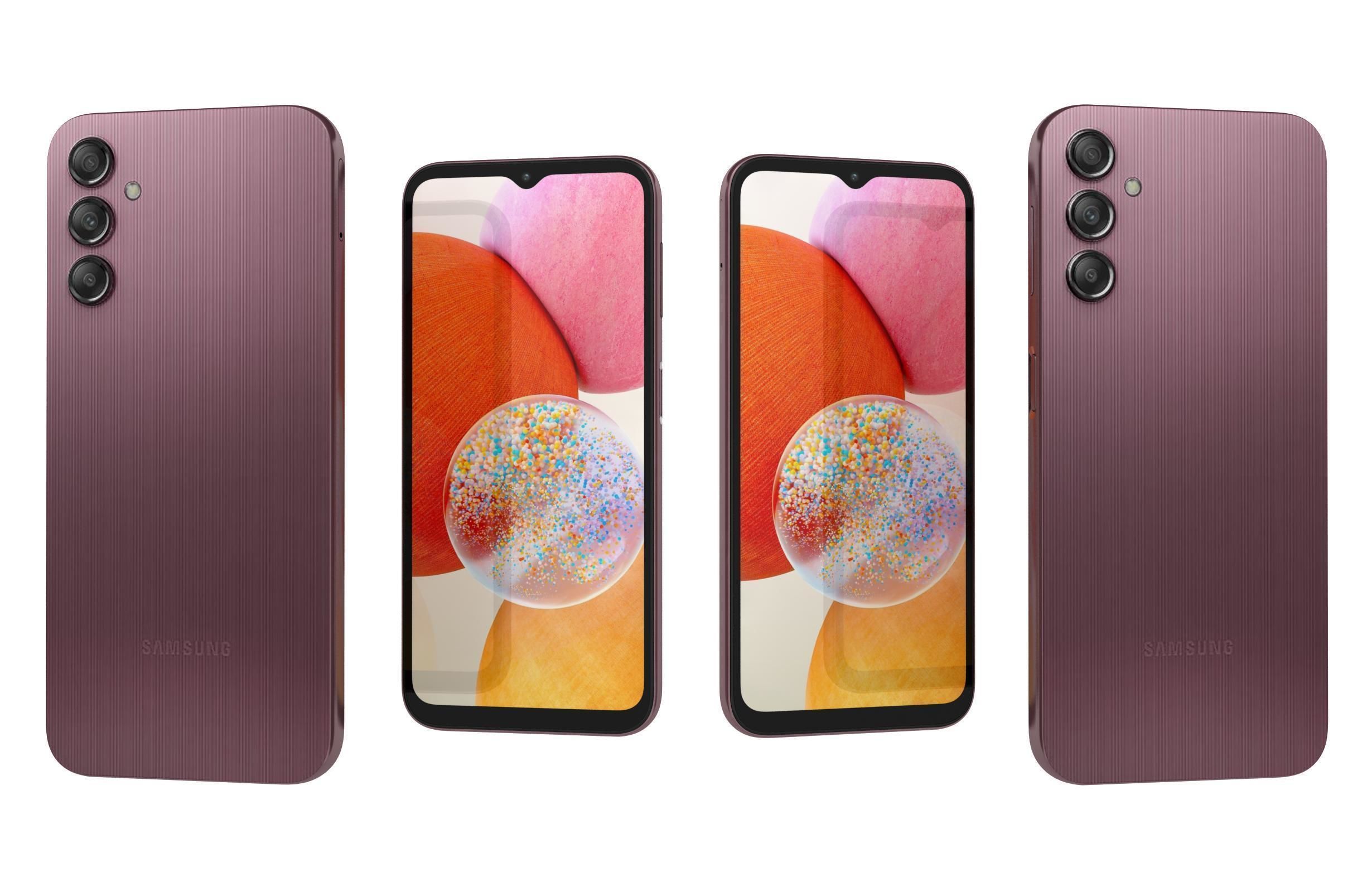 Samsung Galaxy A14 Brown 3D model_3