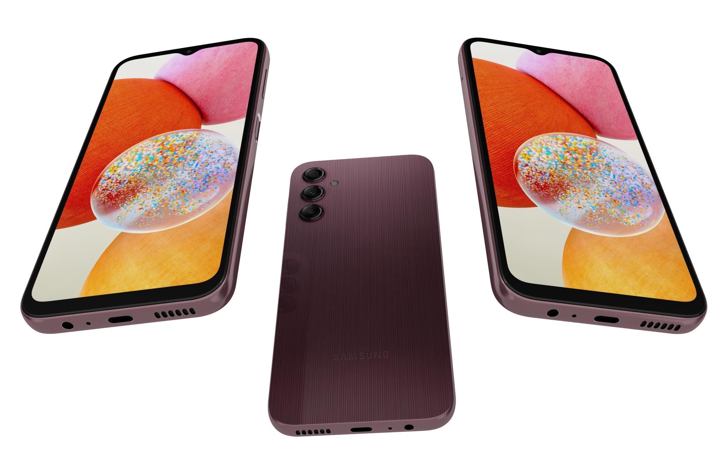 Samsung Galaxy A14 Brown 3D model_2