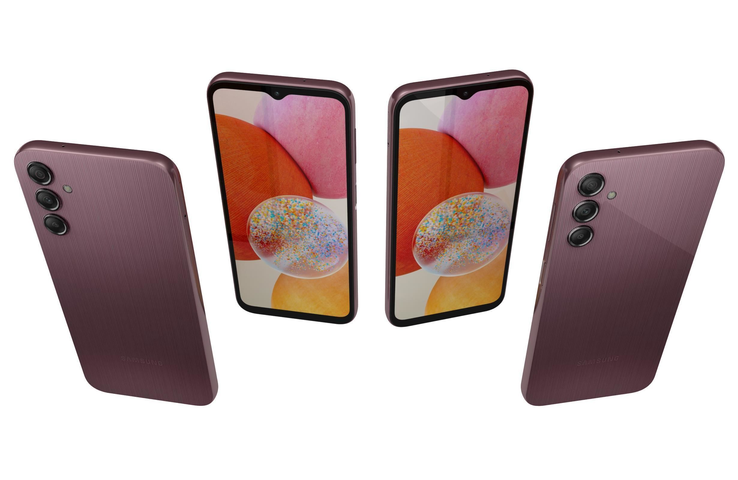 Samsung Galaxy A14 Brown 3D model_4