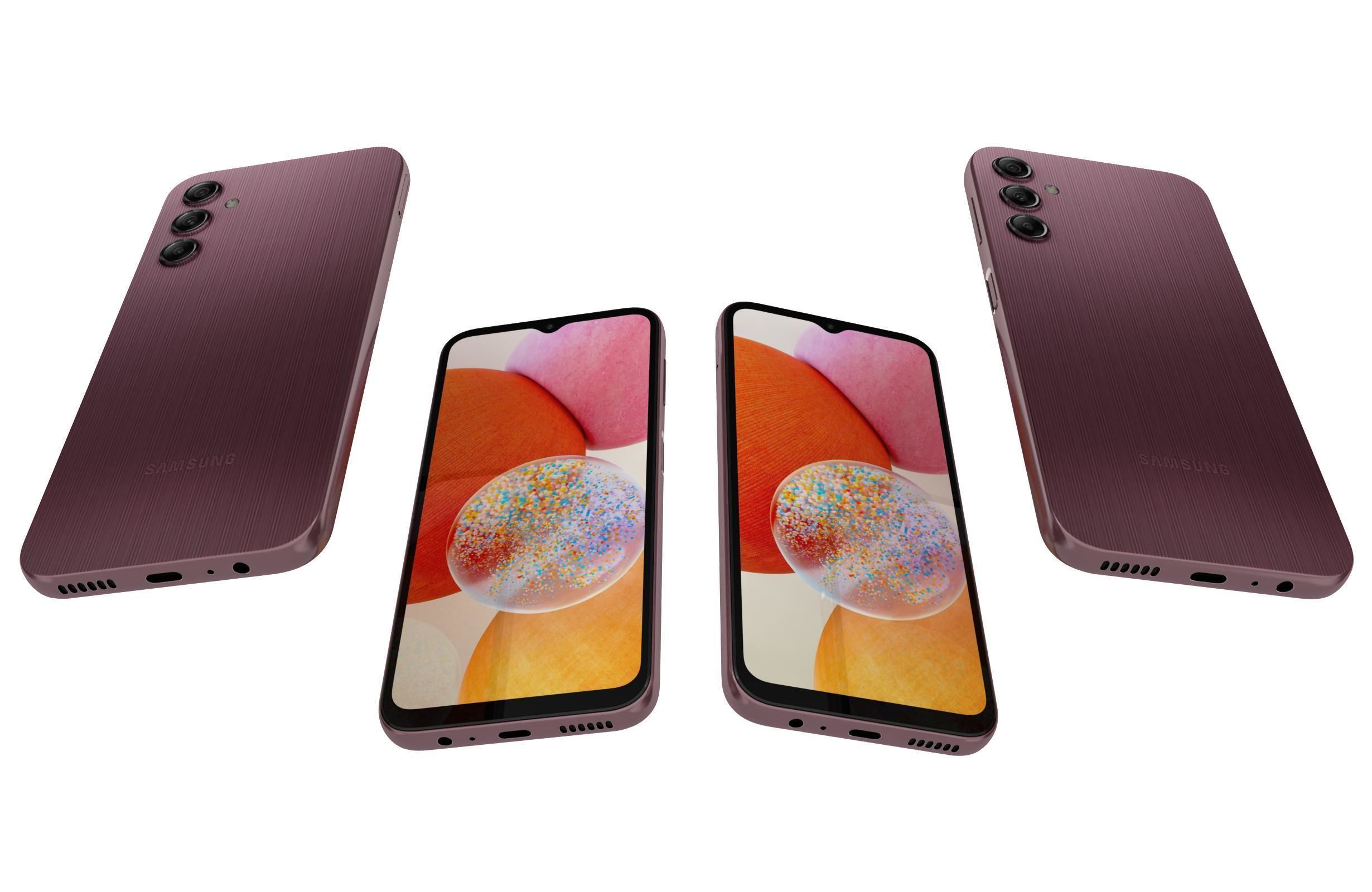 Samsung Galaxy A14 Brown 3D model_5