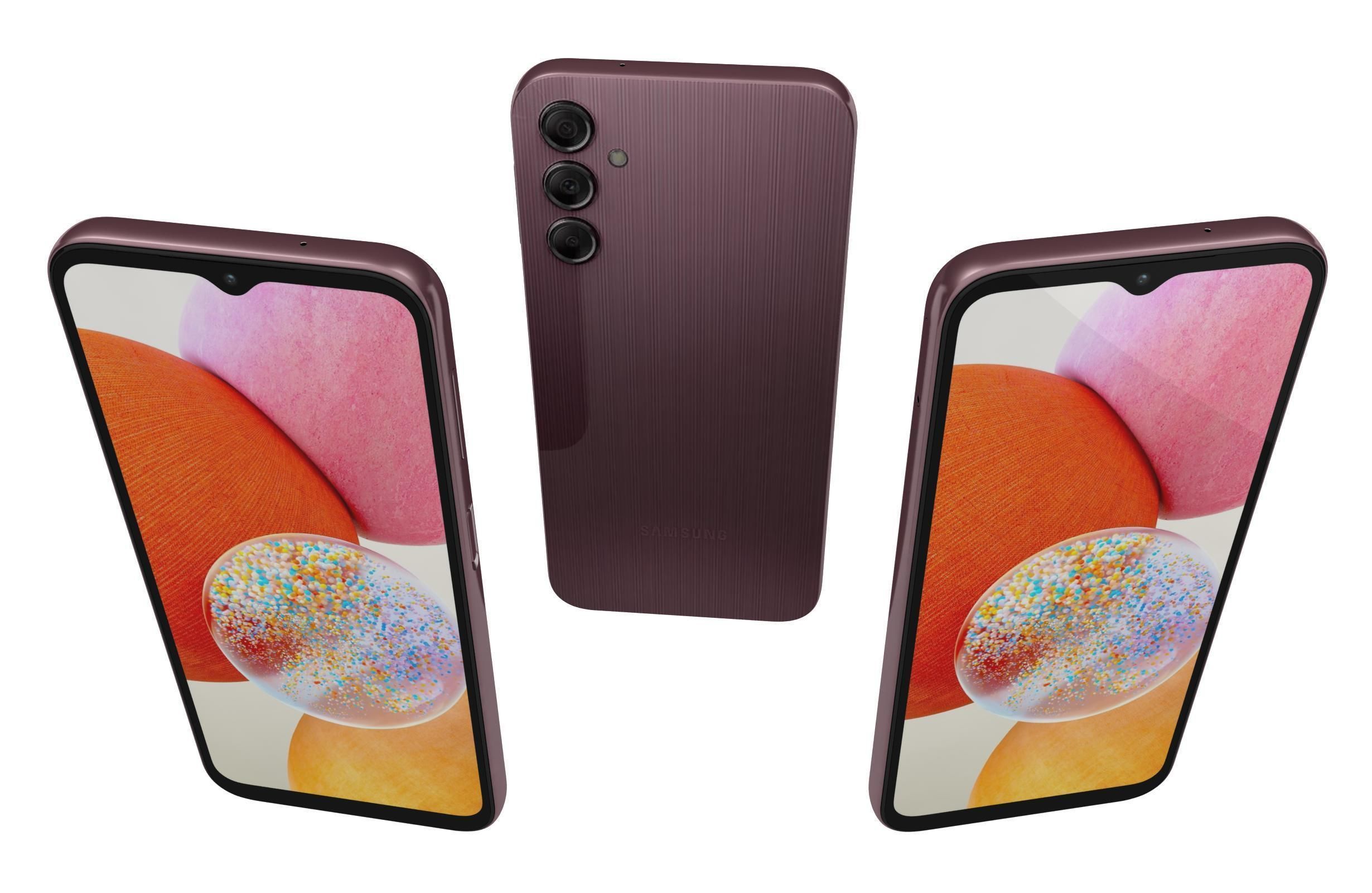 Samsung Galaxy A14 Brown 3D model_1