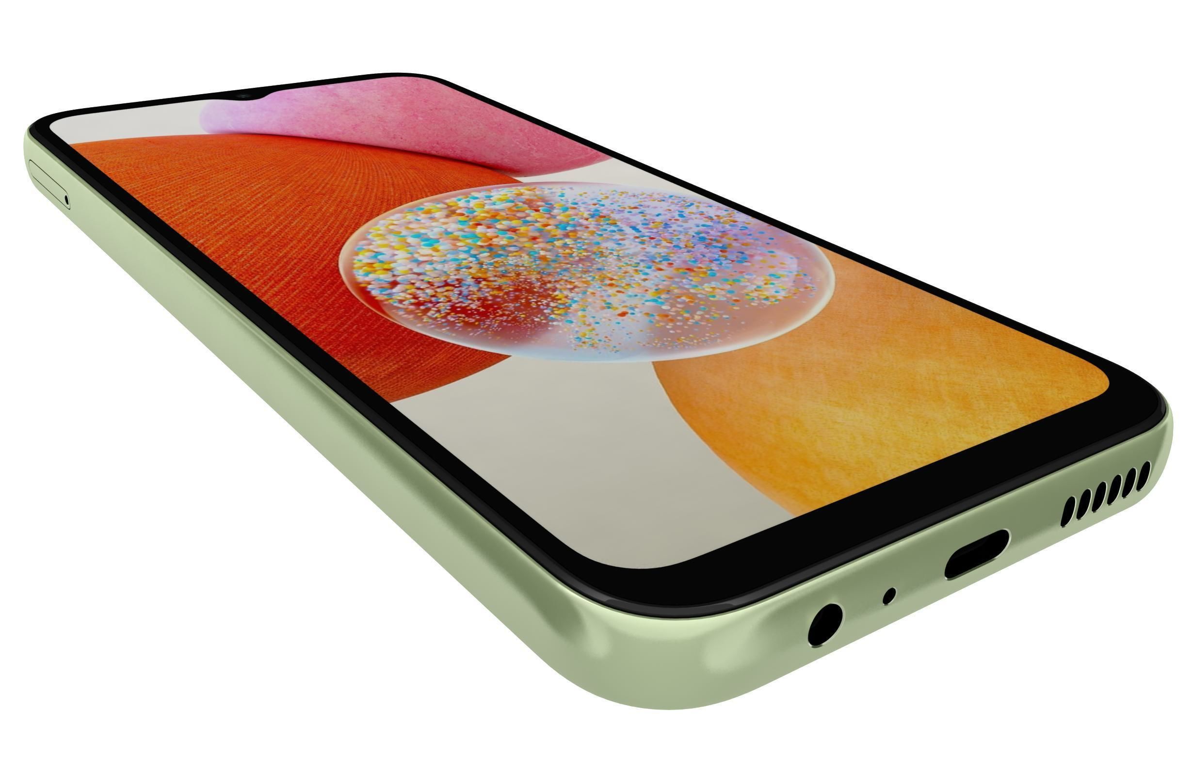 Samsung Galaxy A14 Green 3D model_12