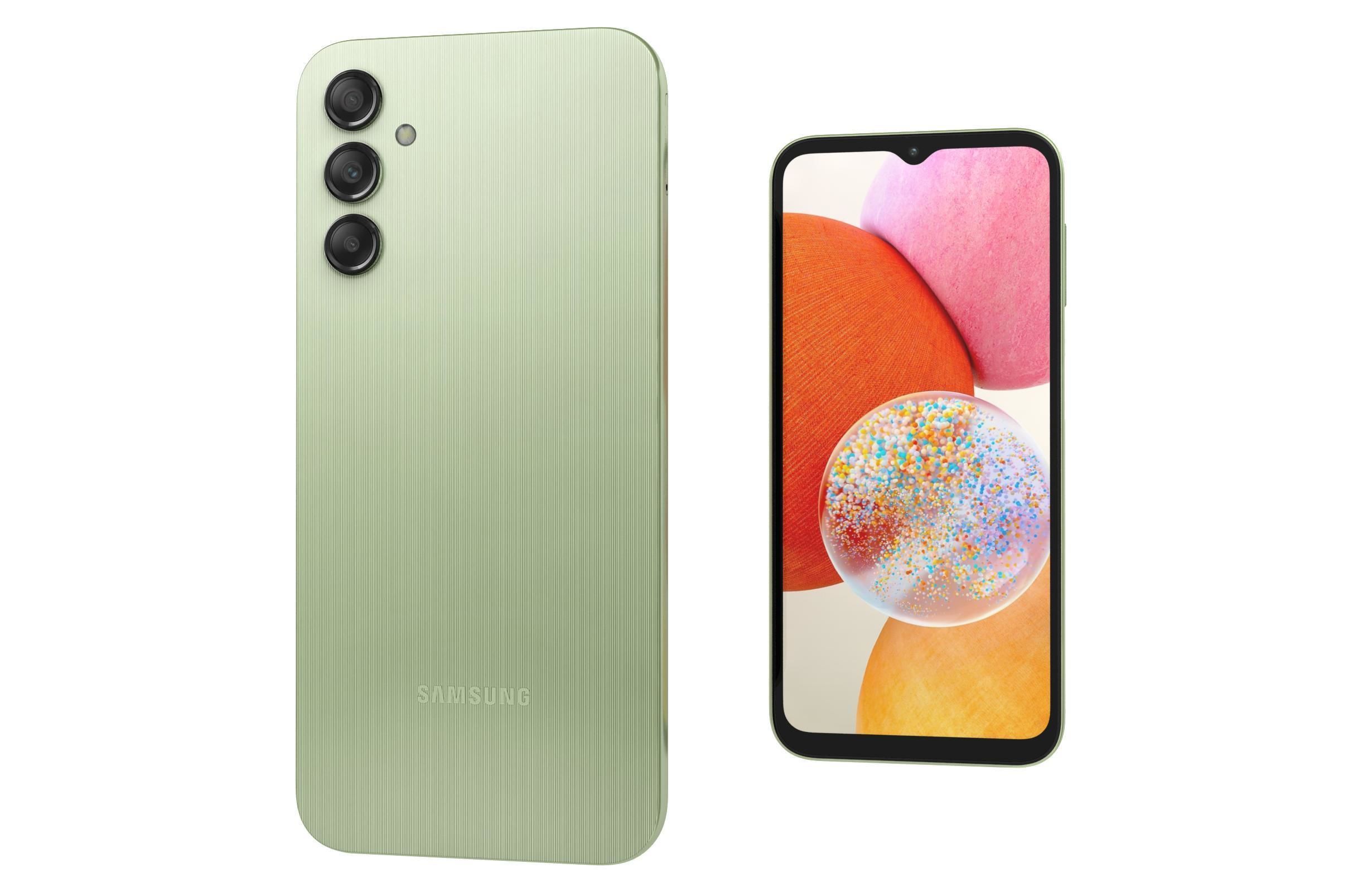 Samsung Galaxy A14 Green 3D model_7