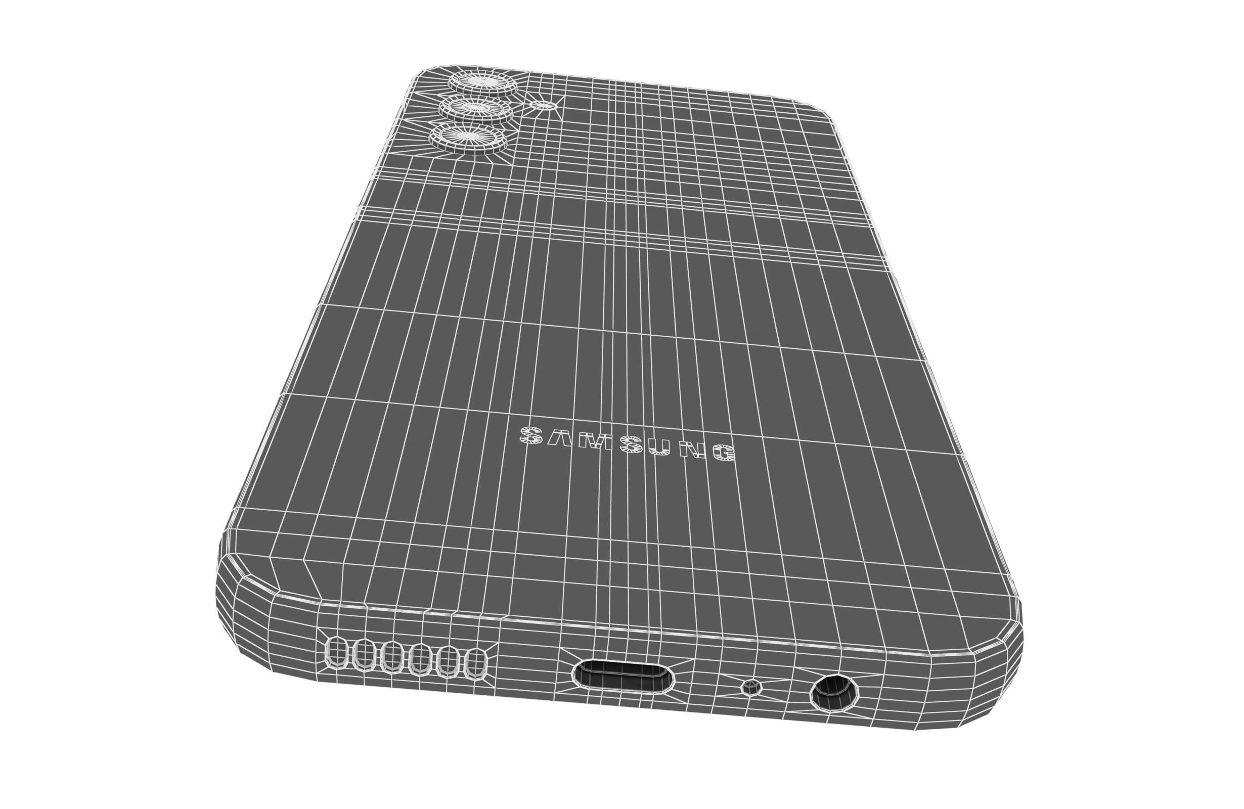 Samsung Galaxy A14 Green 3D model_21