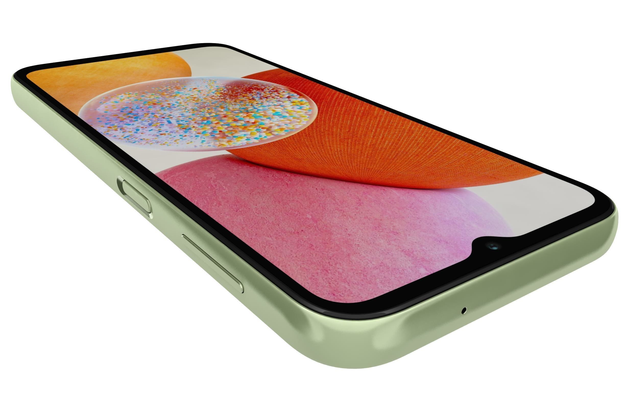 Samsung Galaxy A14 Green 3D model_13