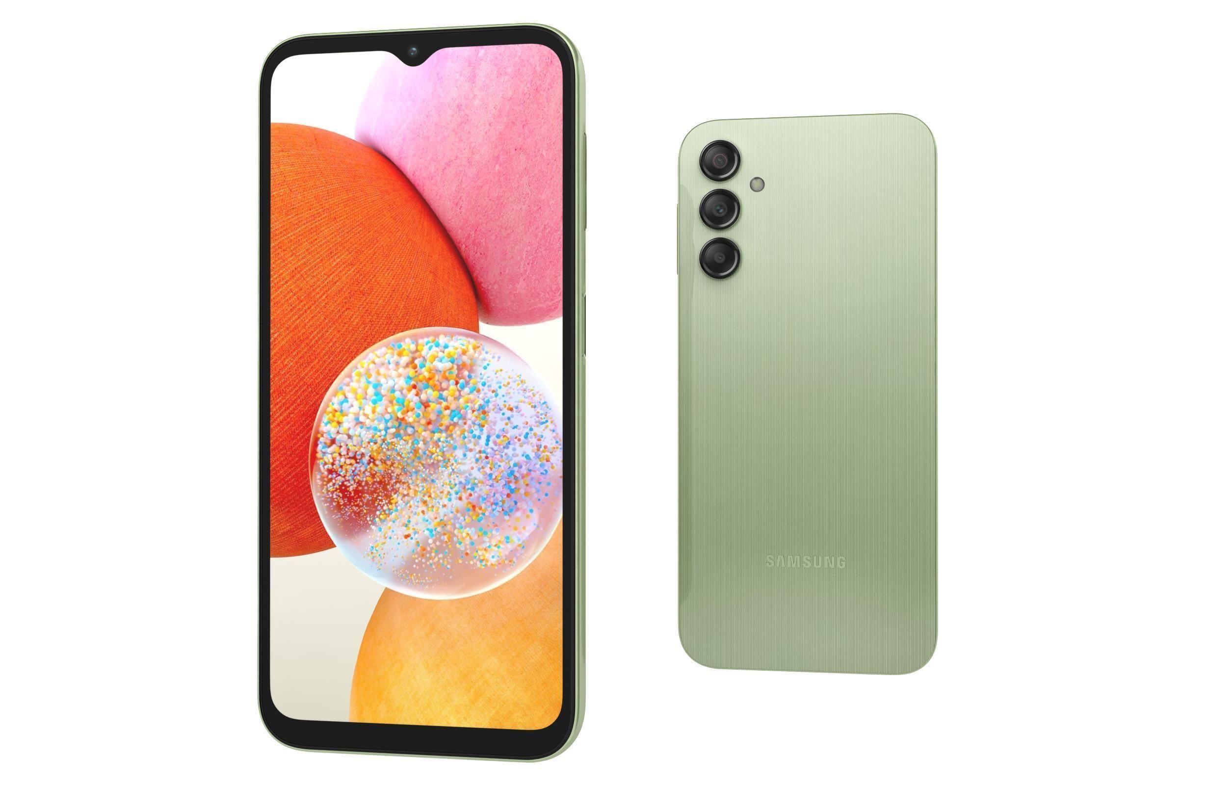 Samsung Galaxy A14 Green 3D model_6