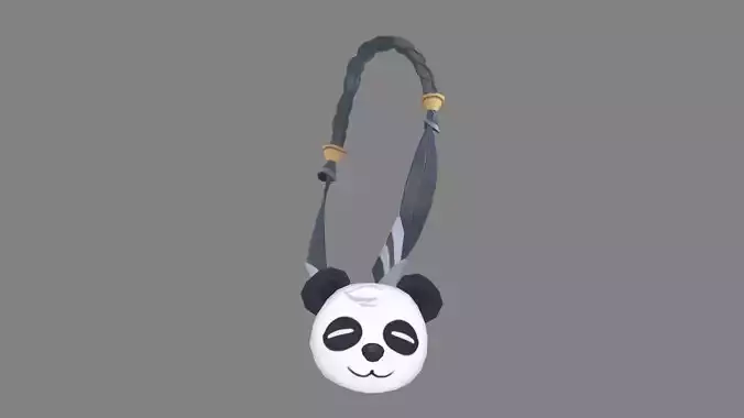 Cartoon panda satchel