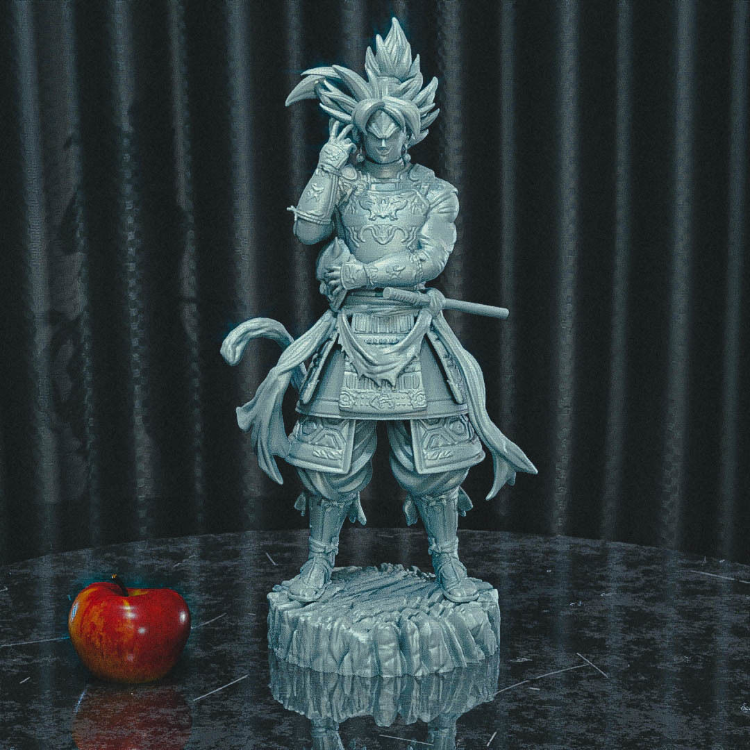 Goku Samurai Rose 3D print model_5