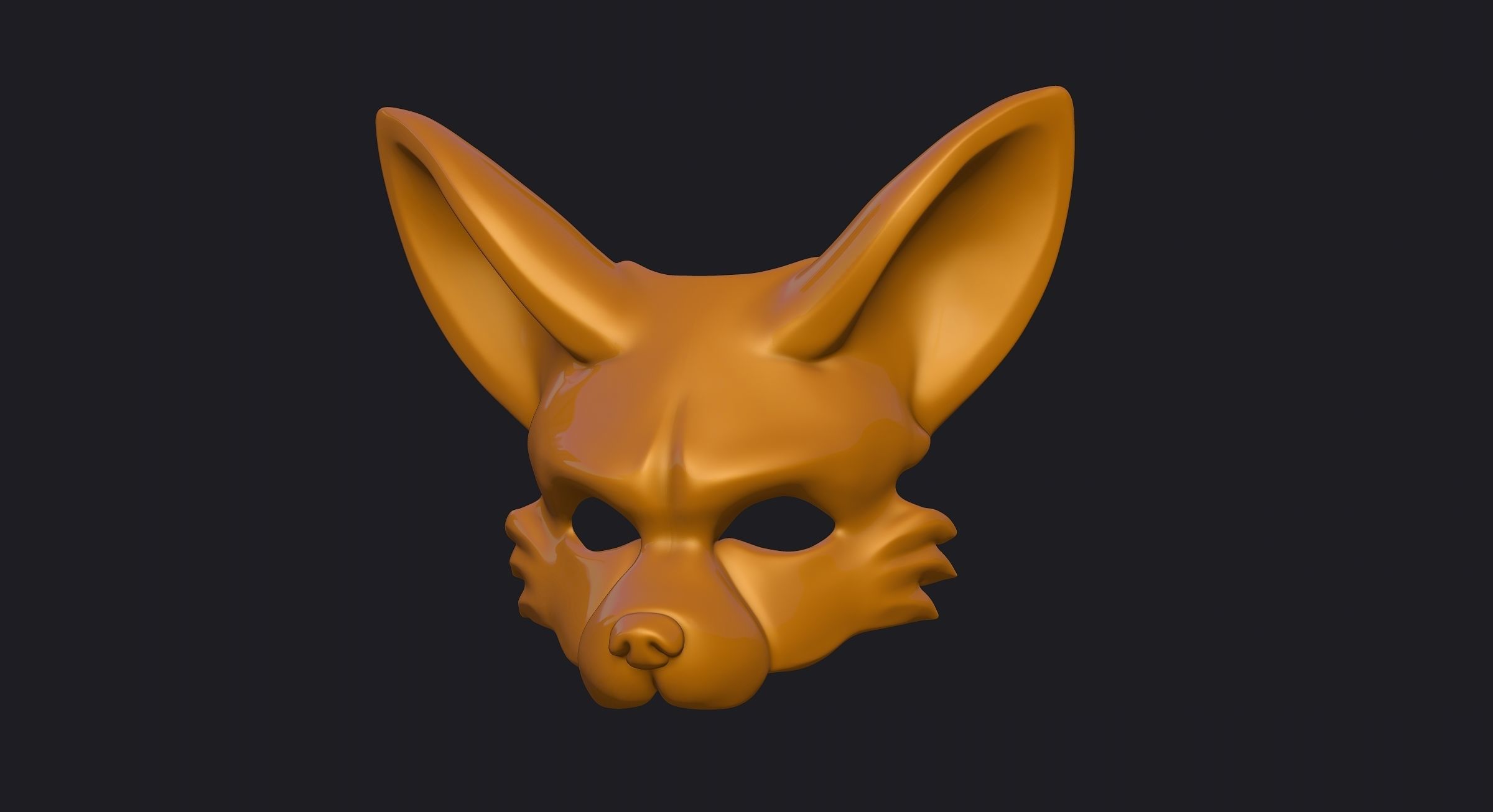 Fennec Mask 3D print model_8
