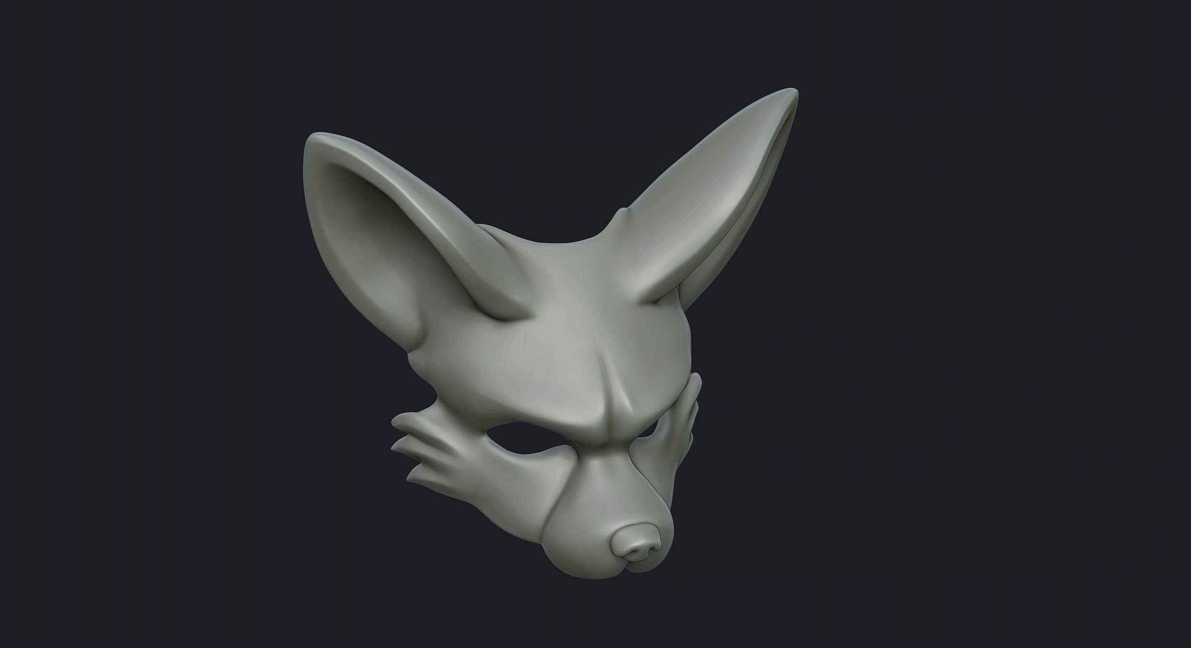 Fennec Mask 3D print model_23