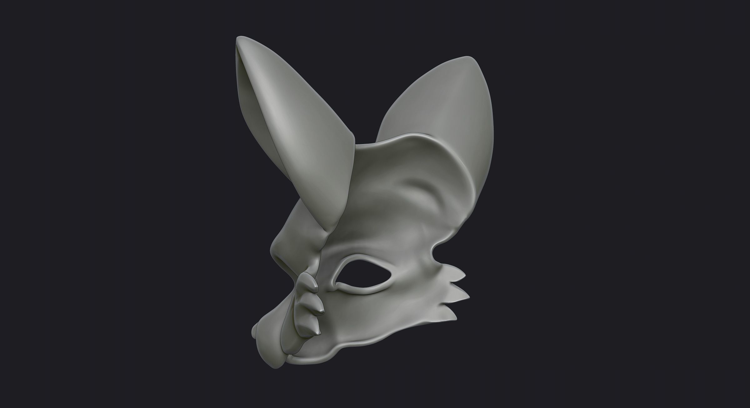 Fennec Mask 3D print model_28
