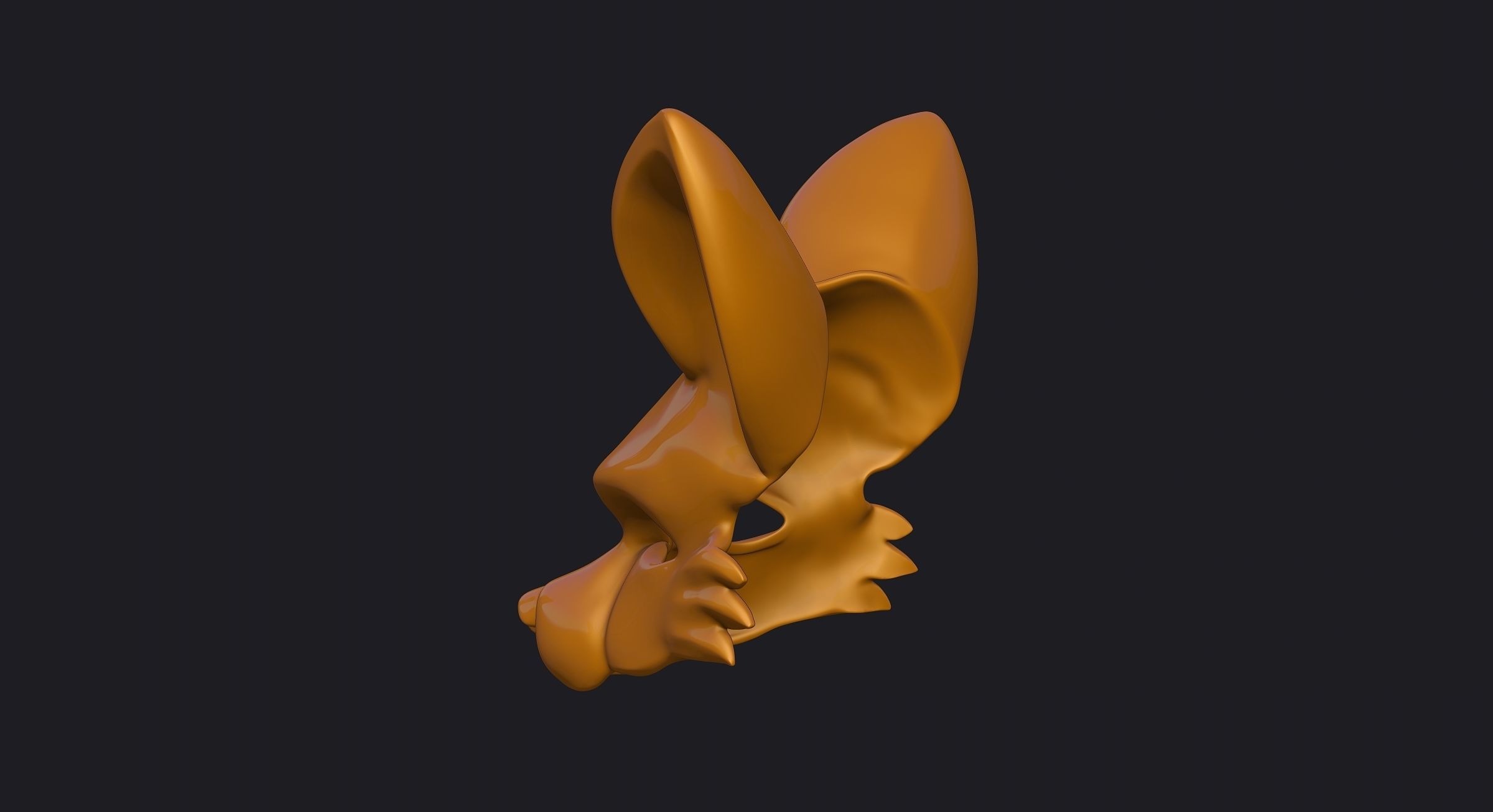 Fennec Mask 3D print model_11