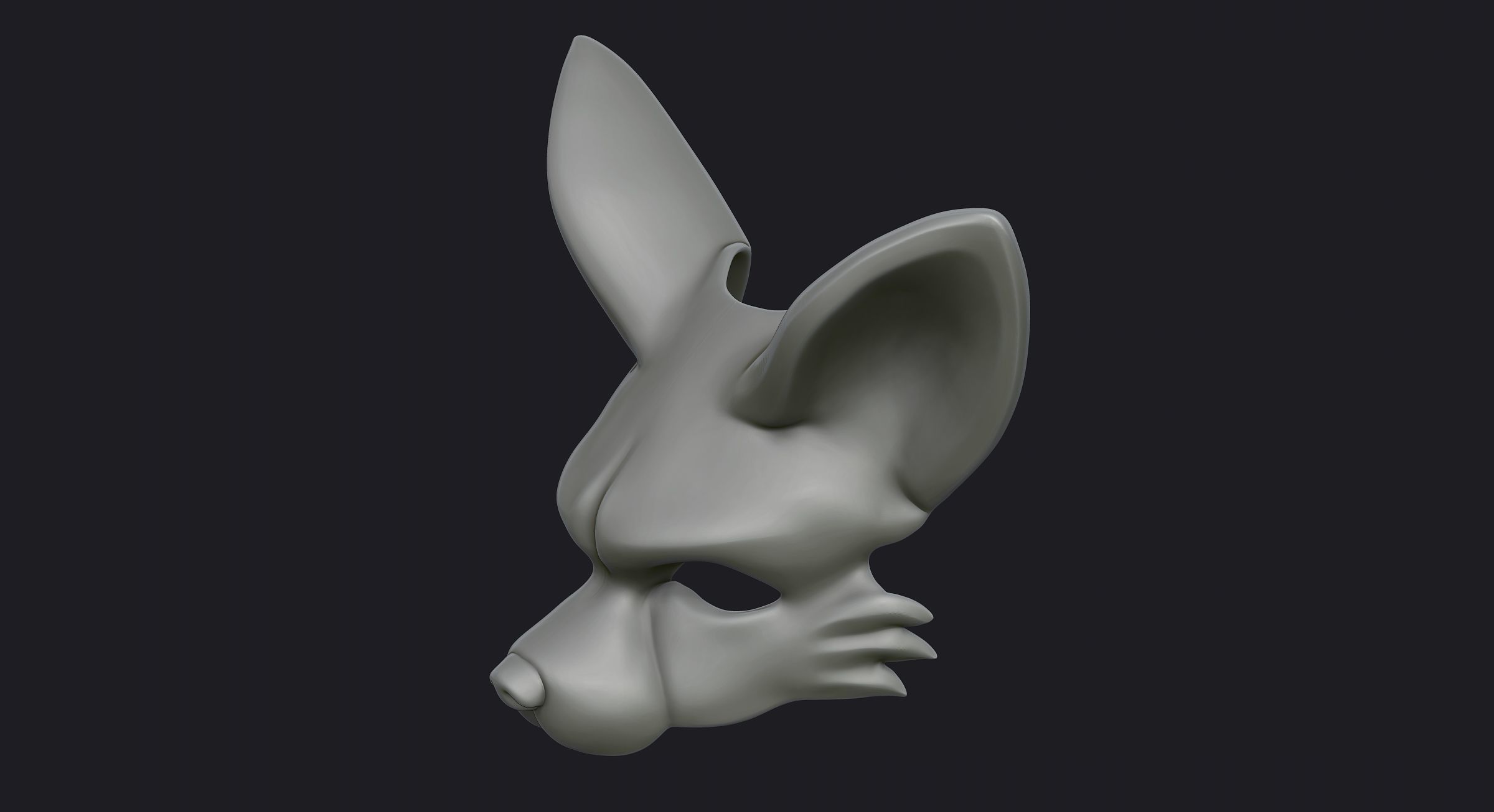 Fennec Mask 3D print model_26