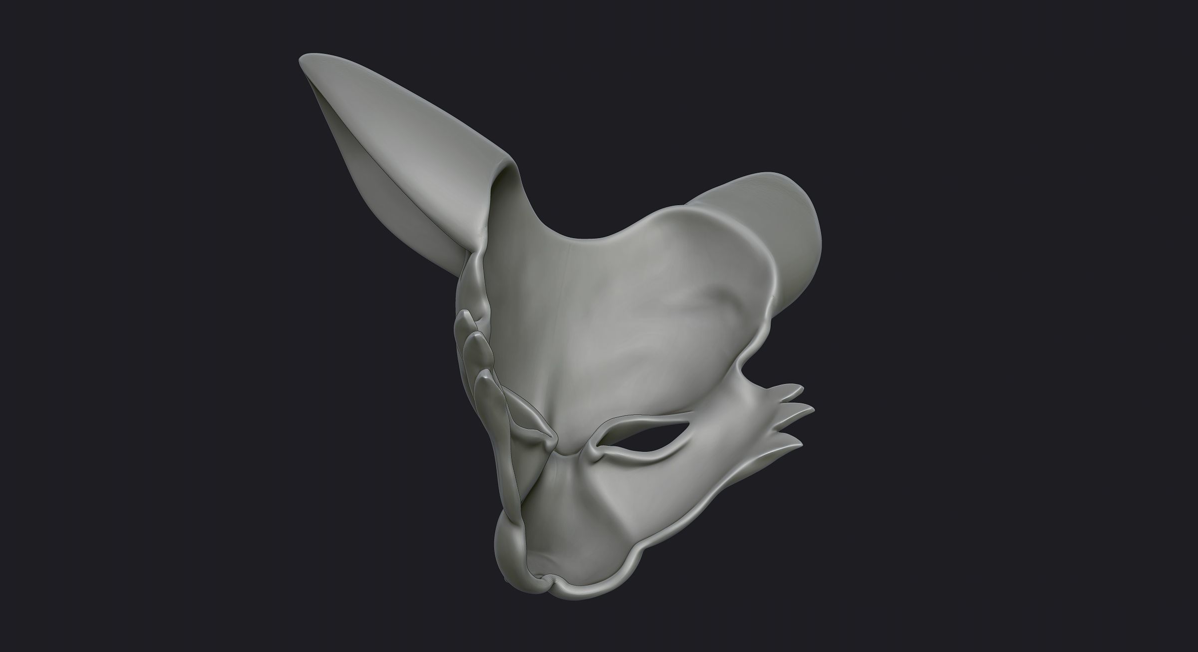 Fennec Mask 3D print model_29