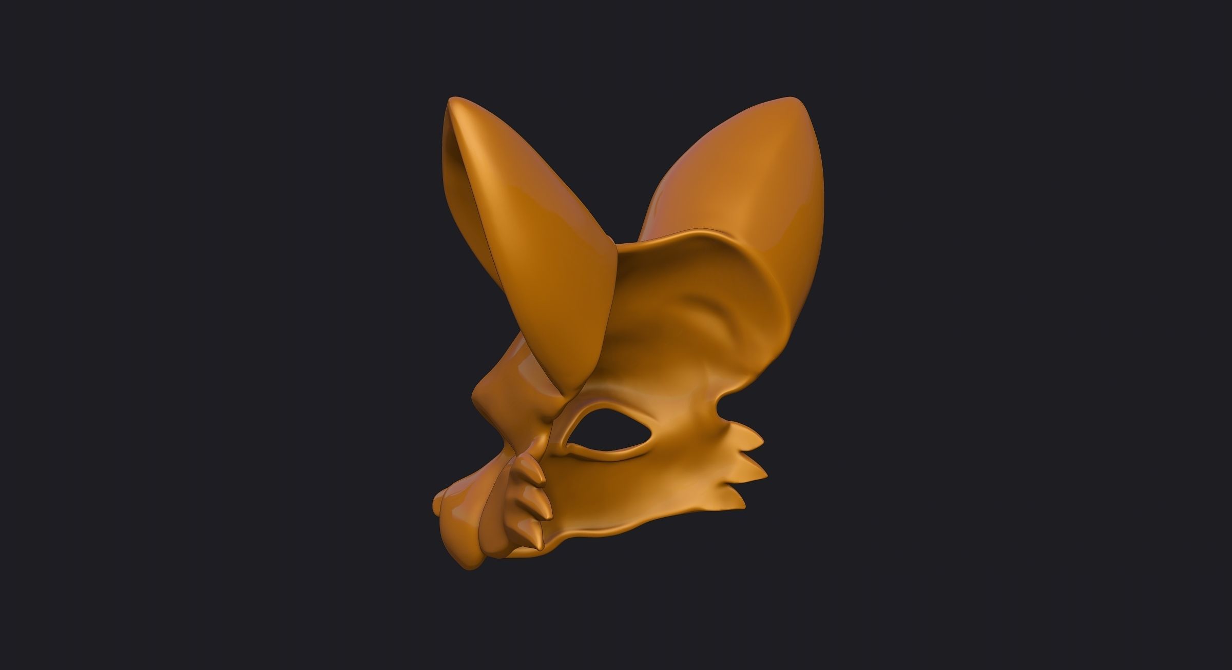 Fennec Mask 3D print model_12