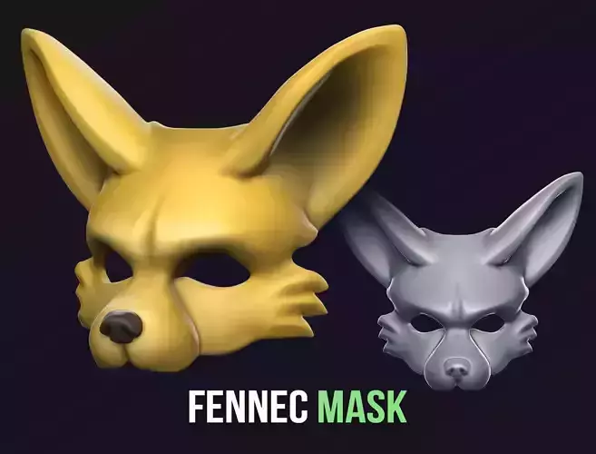 Fennec Mask 3D print model