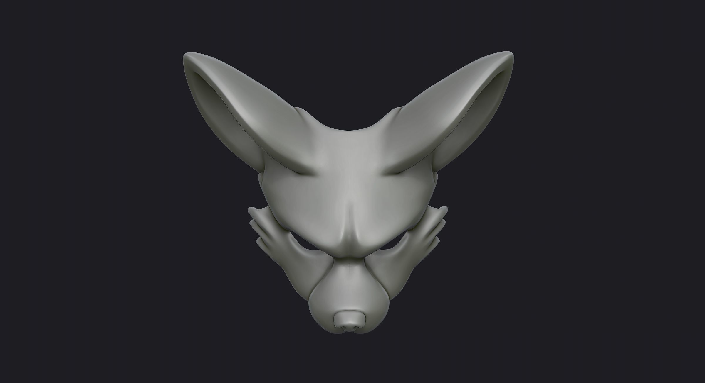 Fennec Mask 3D print model_24