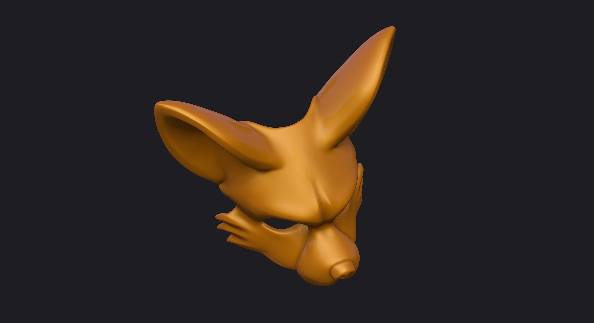 Fennec Mask 3D print model_21