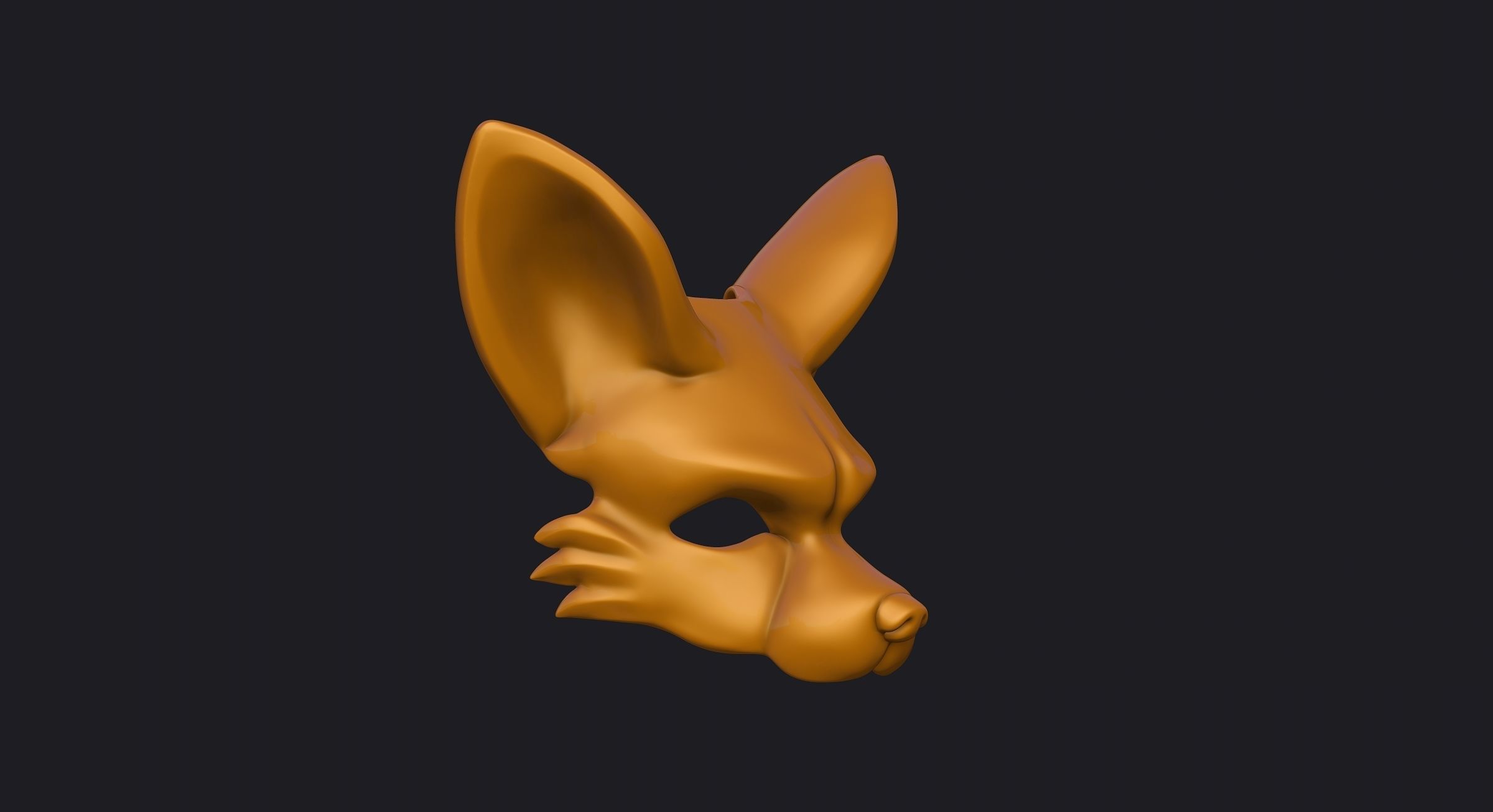 Fennec Mask 3D print model_19