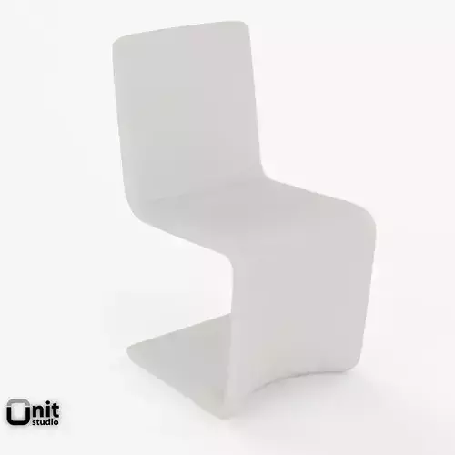 Venere Leather Chair Bonaldo 3D model