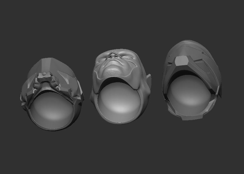 Batman Headsculpts - Headsculpt for Action Figures 3D print model_3