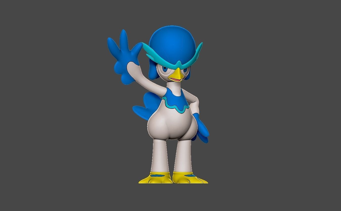 Pokemon quaxwell 3D print model_1