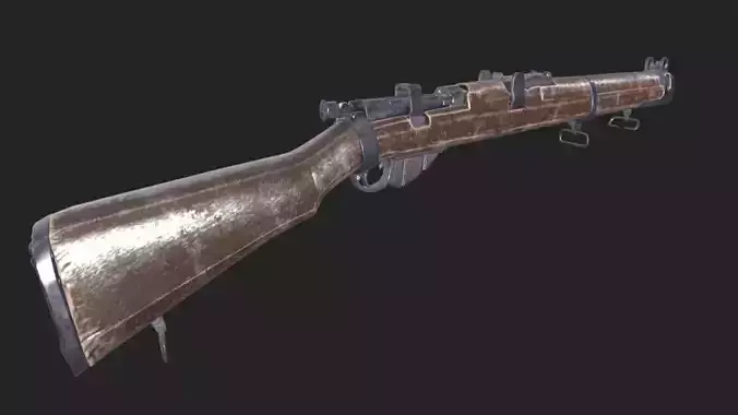 LEE Enfield MK3 - Asset Weapon Free low-poly 3D model