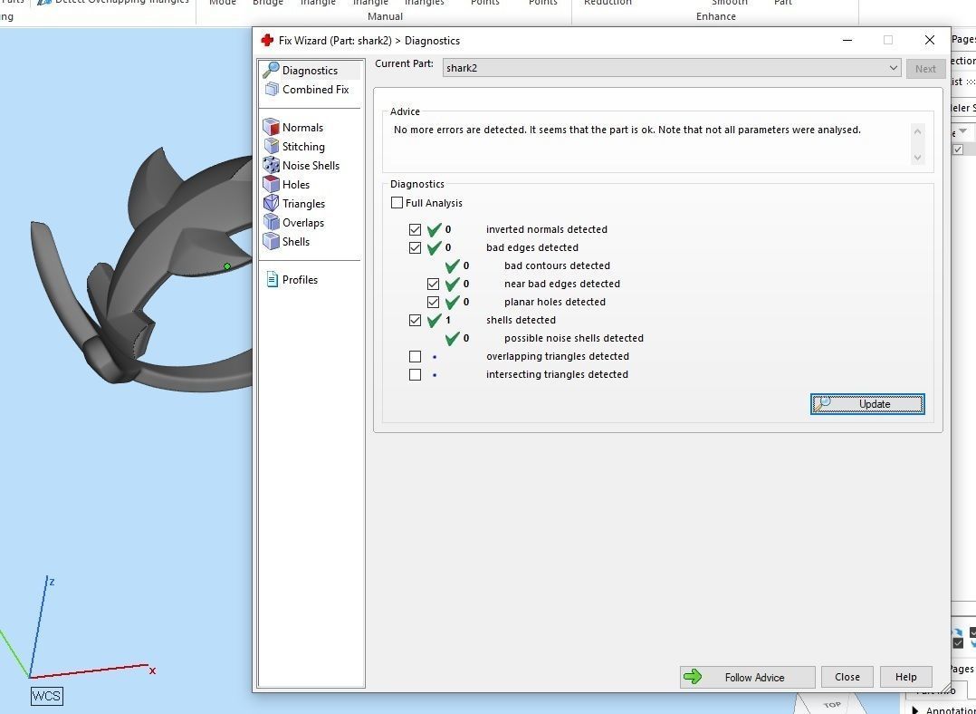 Hammerhead shark ring 3D print model_3