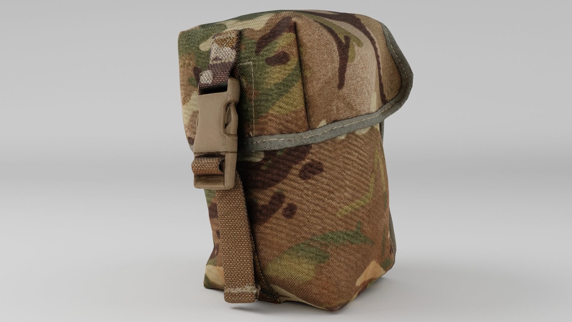 Ammunition ammo pouch for soldier tactical army 3D model_4