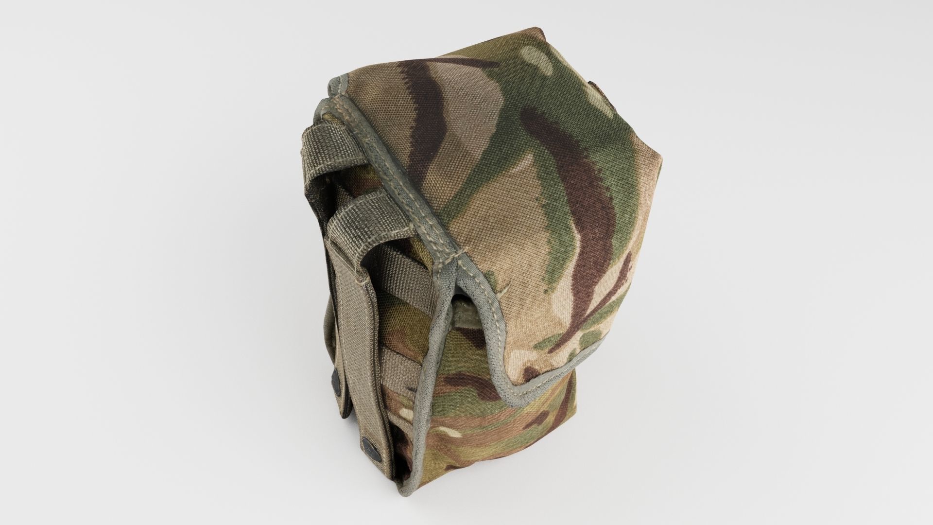 Ammunition ammo pouch for soldier tactical army 3D model_2