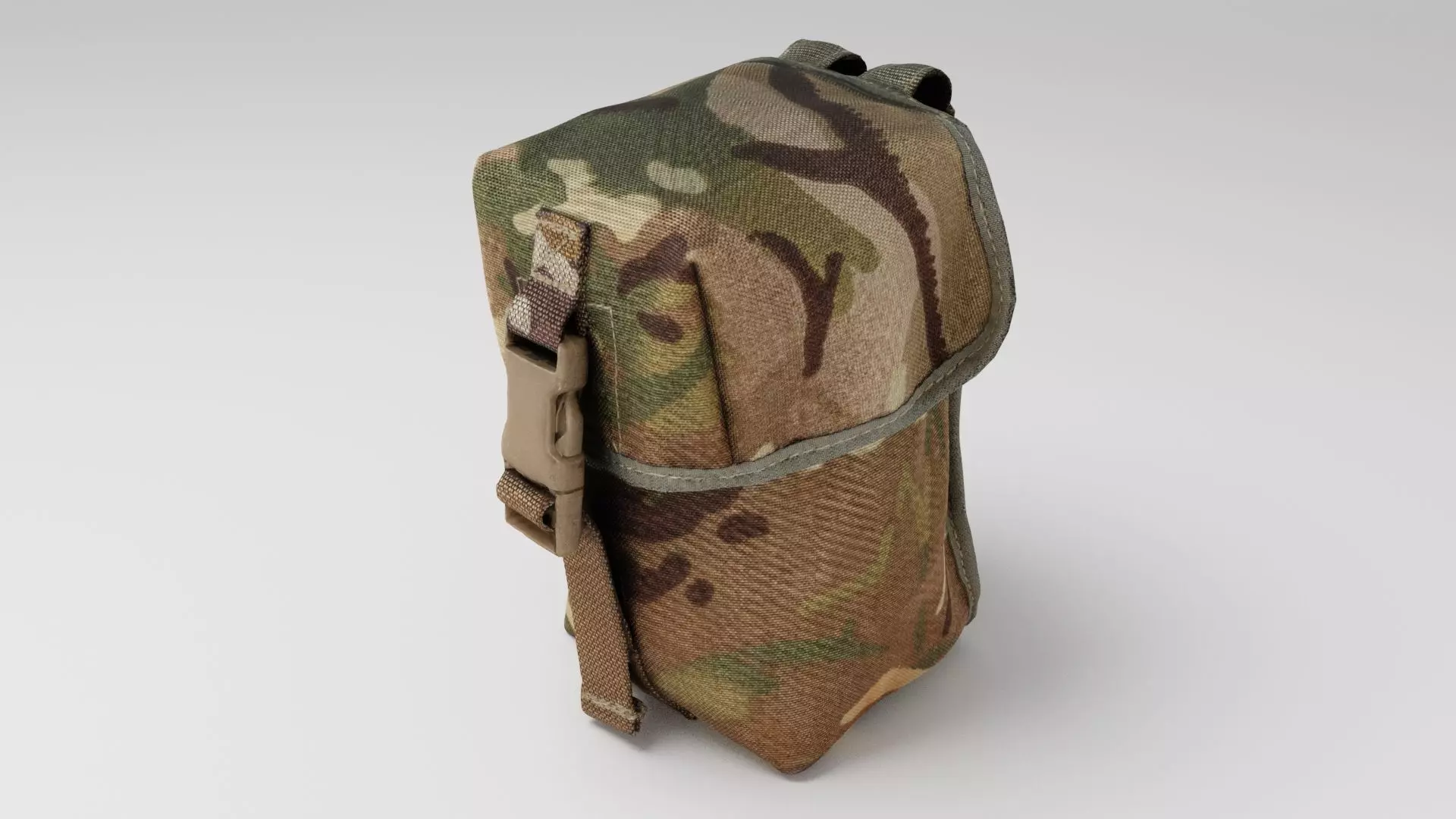 Ammunition ammo pouch for soldier tactical army 3D model_0