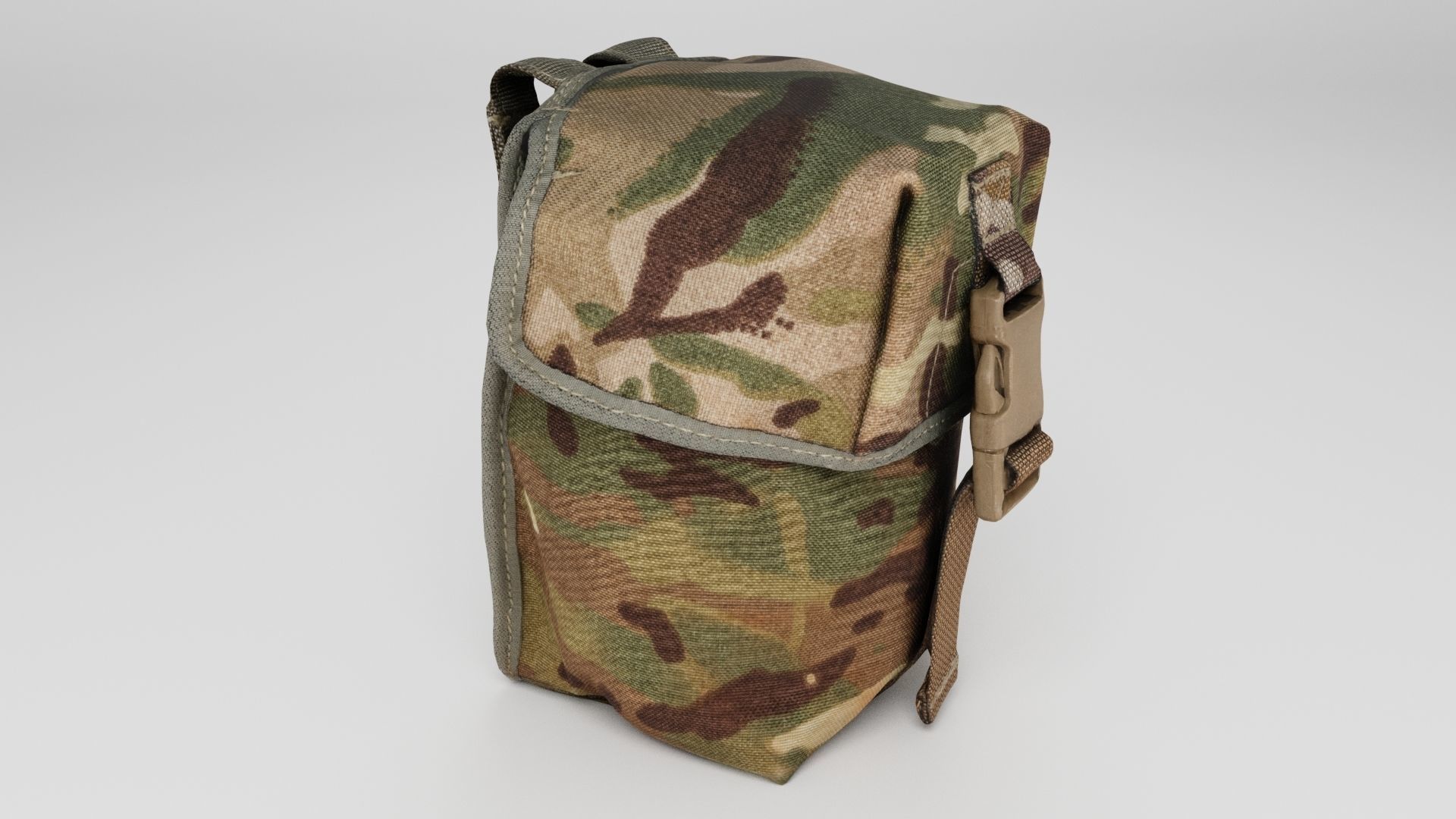 Ammunition ammo pouch for soldier tactical army 3D model_3
