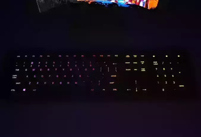 RGB Keyboard 3D model