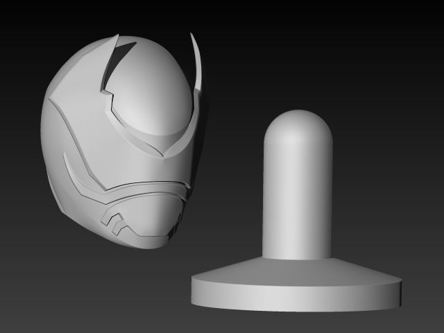 Kuwagata Ohger Helmet - Printable 3D Model 3D print model_6