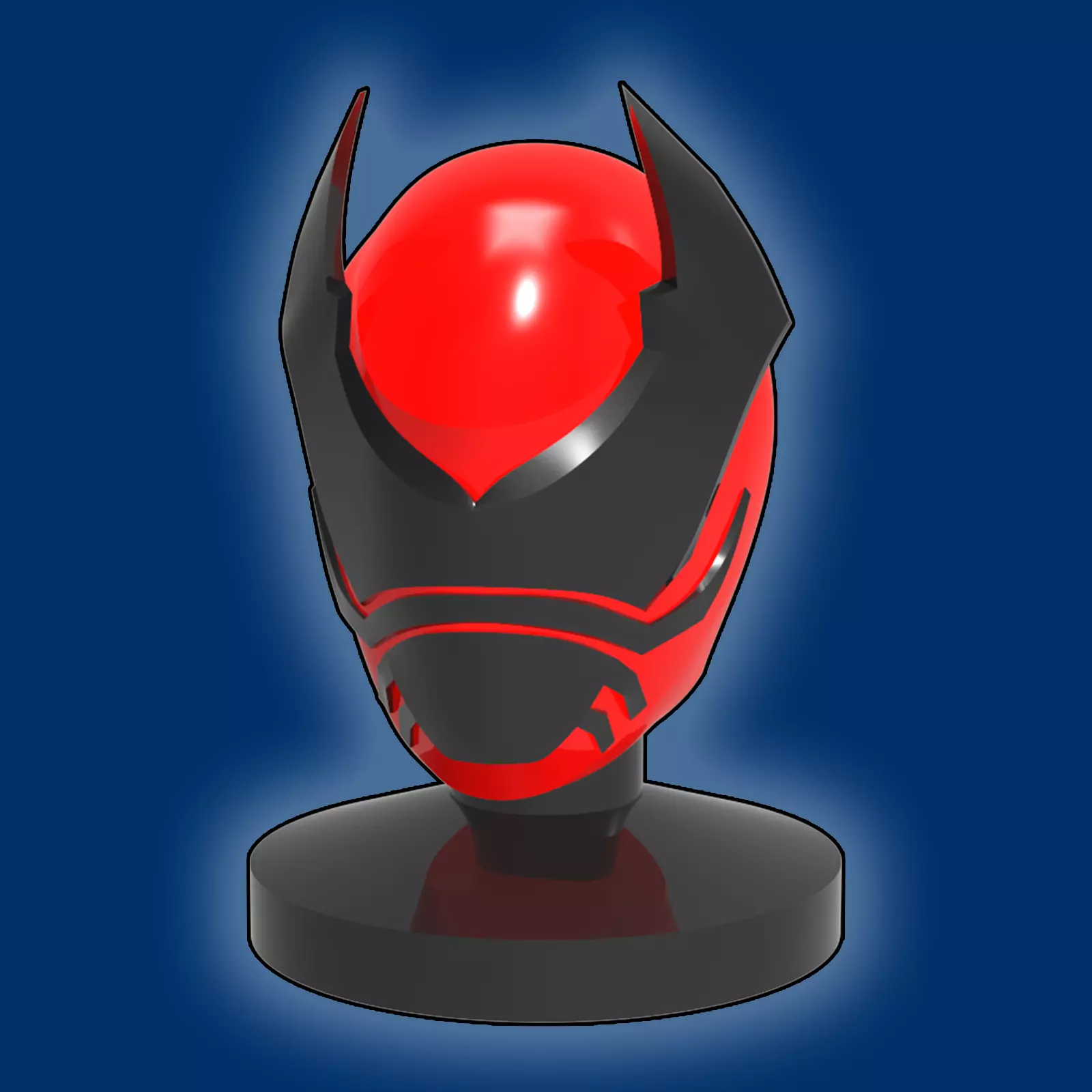 Kuwagata Ohger Helmet - Printable 3D Model 3D print model_0