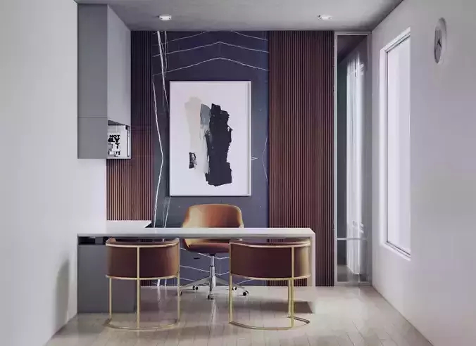 Home Office space 3D model