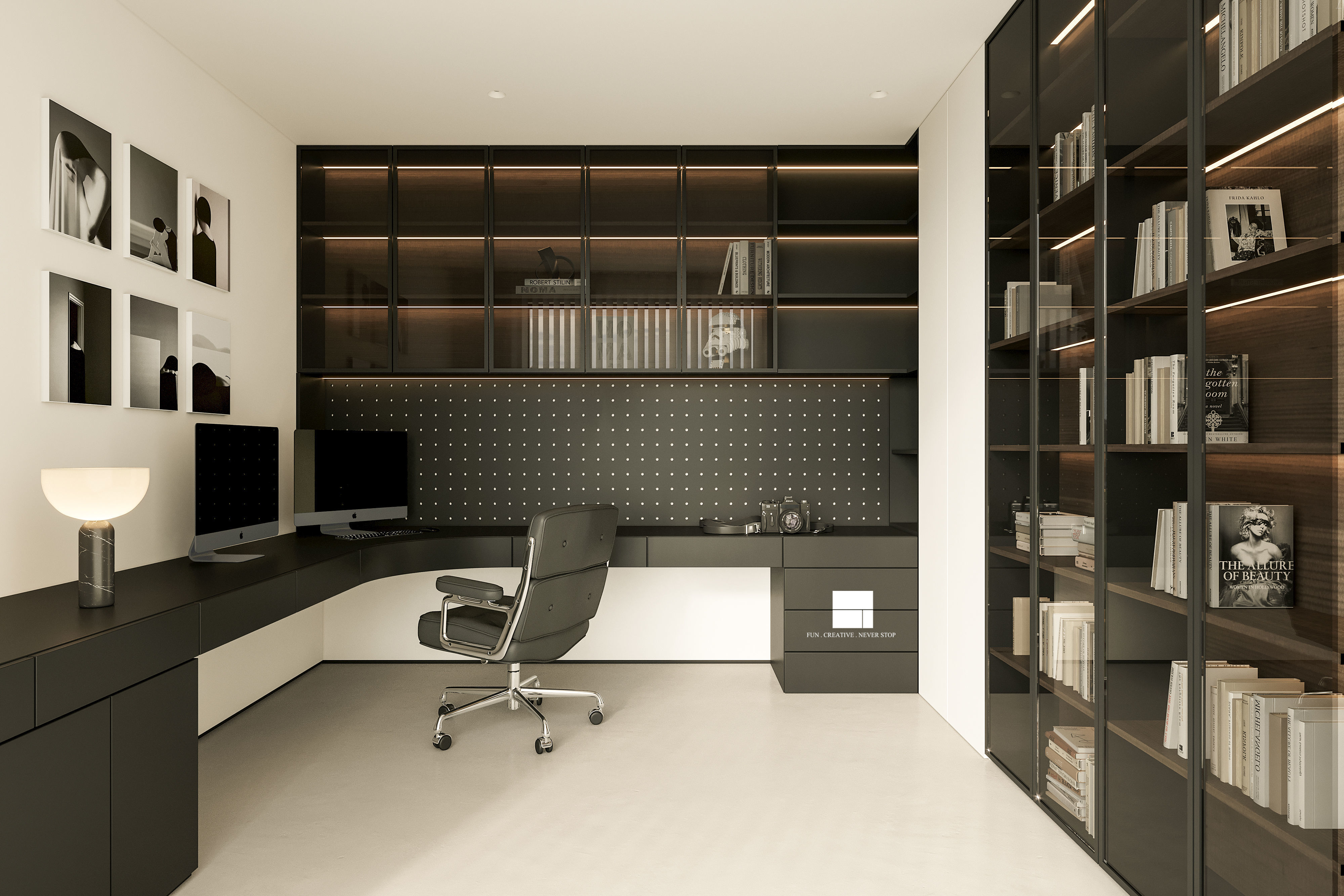 Modern Luxury Villa 3D Model and CAD Drawings Bundle Content 3D model_3