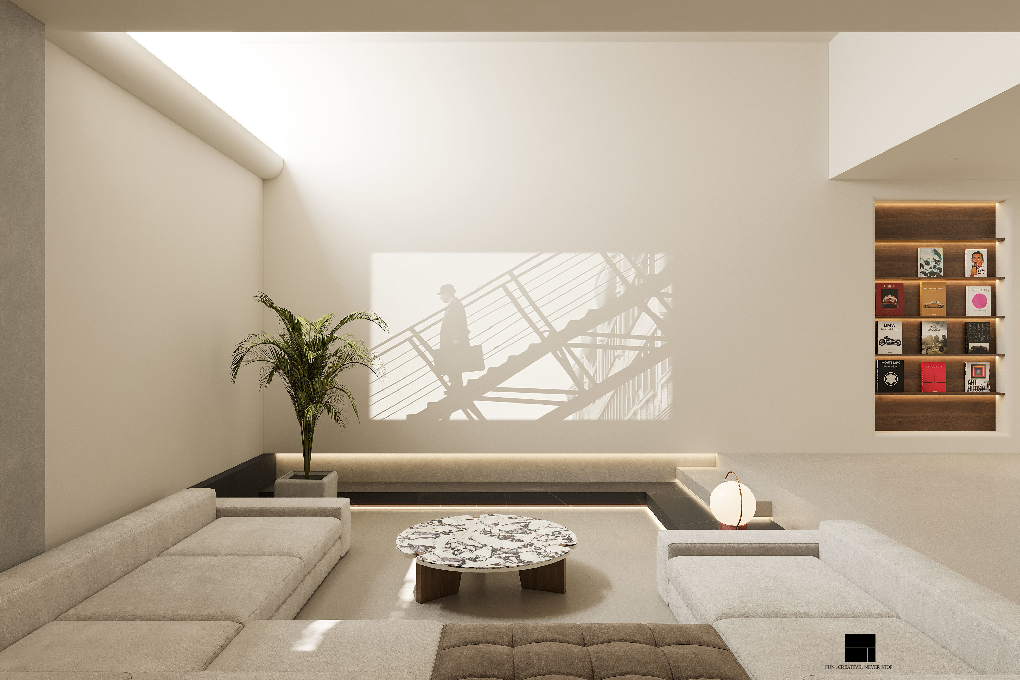 Modern Luxury Villa 3D Model and CAD Drawings Bundle Content 3D model_1