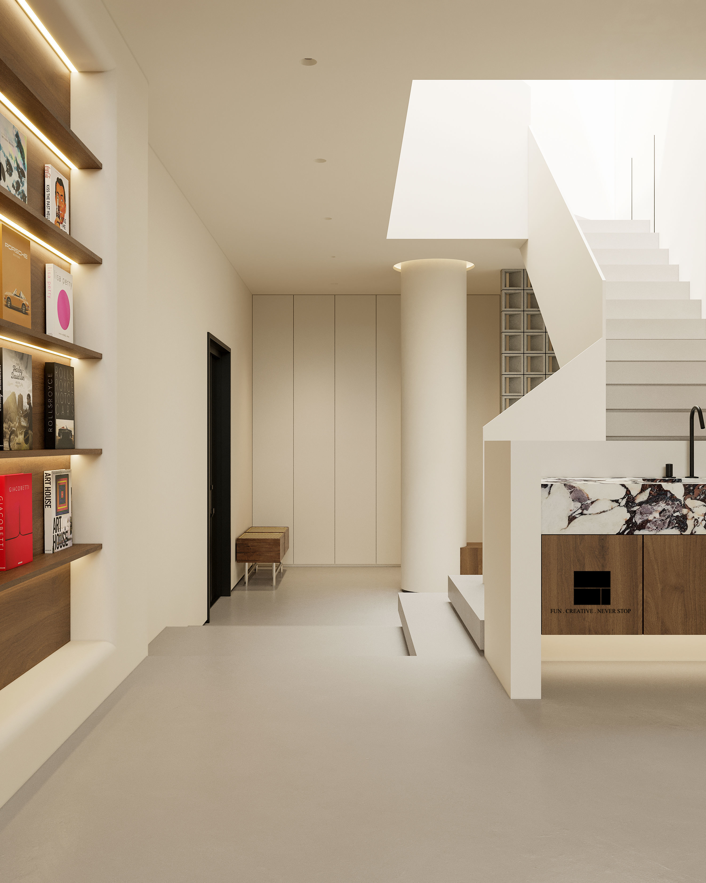 Modern Luxury Villa 3D Model and CAD Drawings Bundle Content 3D model_23