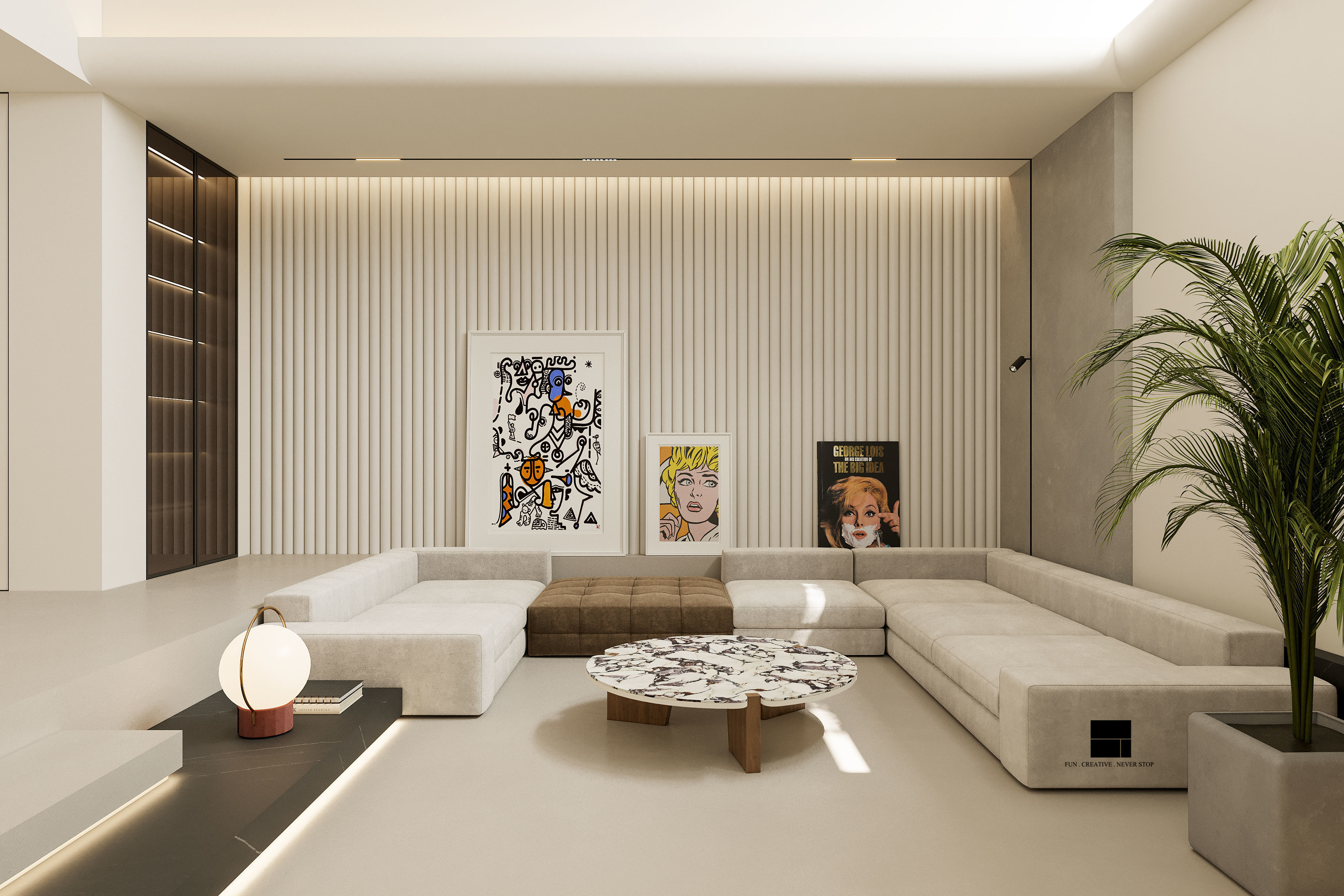 Modern Luxury Villa 3D Model and CAD Drawings Bundle Content 3D model_20