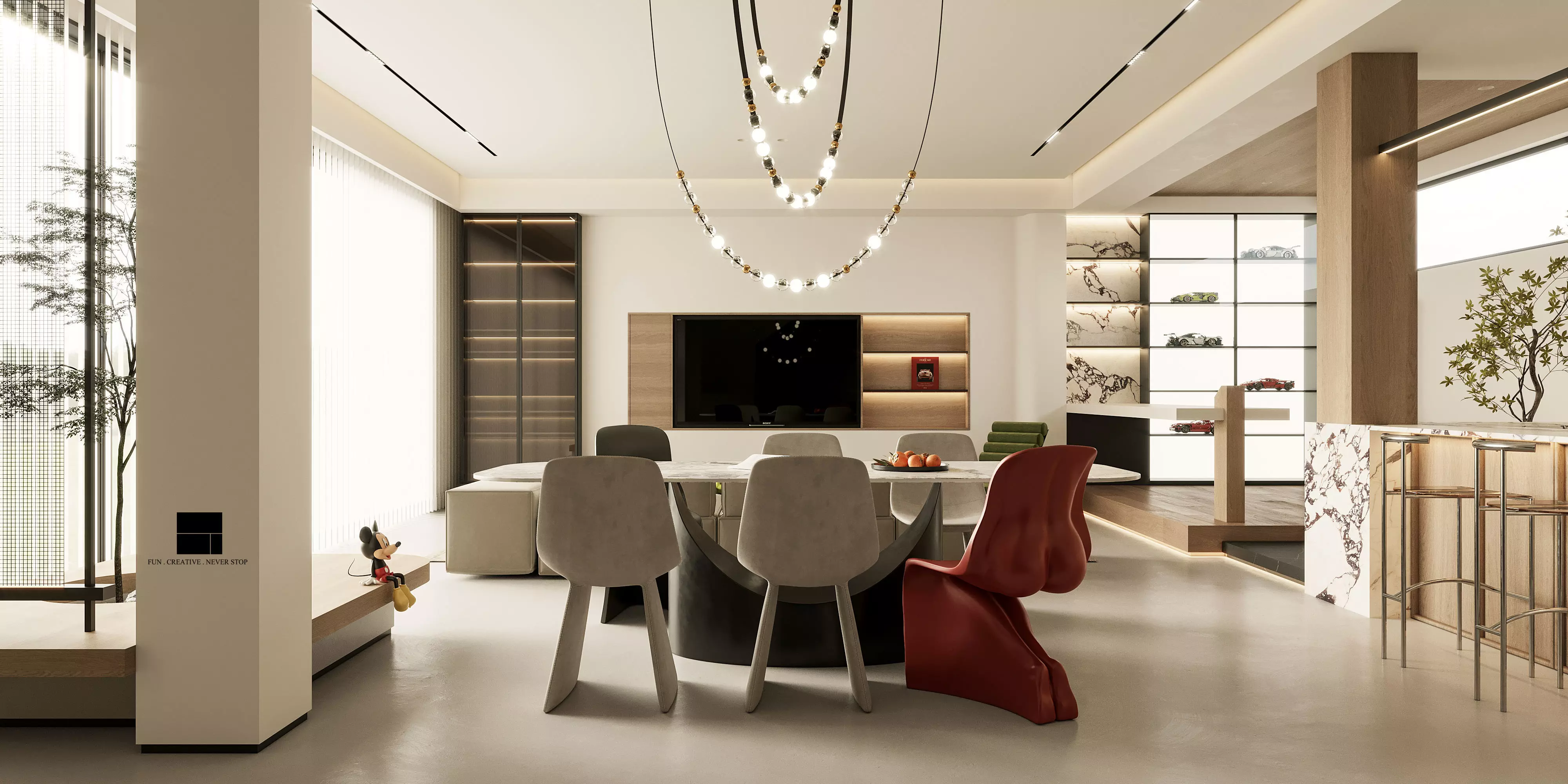 Modern Luxury Villa 3D Model and CAD Drawings Bundle Content 3D model_0