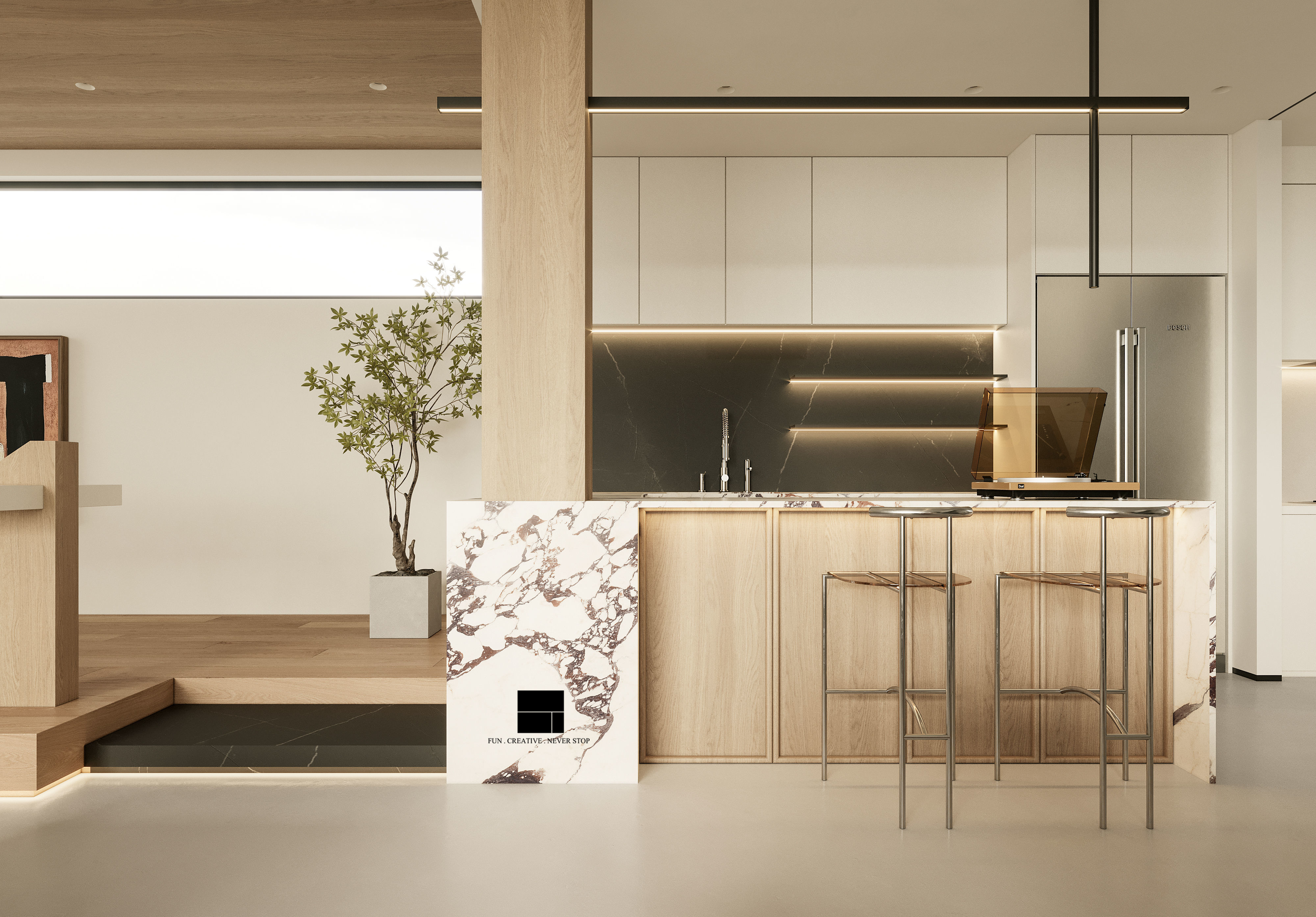 Modern Luxury Villa 3D Model and CAD Drawings Bundle Content 3D model_19