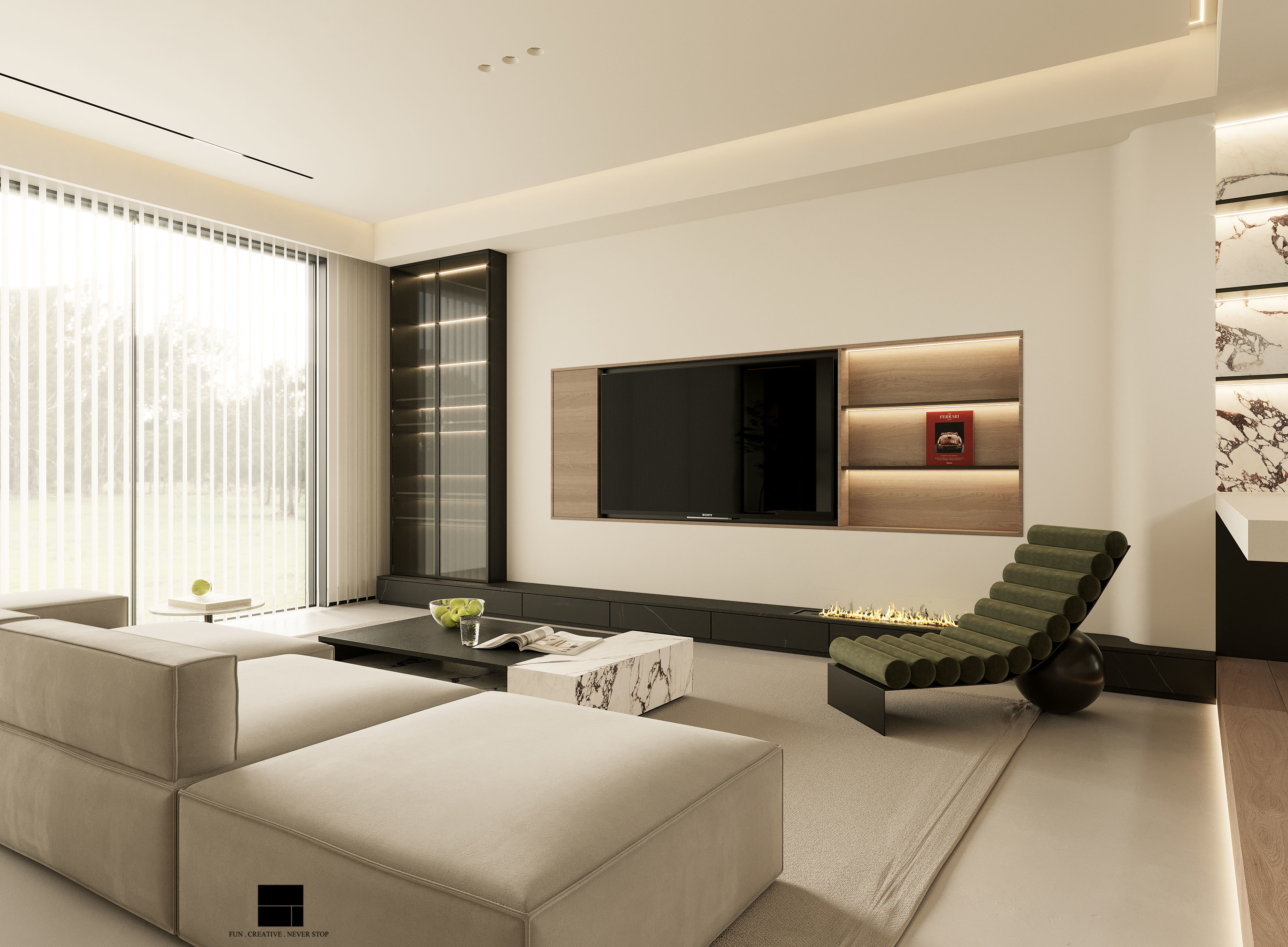 Modern Luxury Villa 3D Model and CAD Drawings Bundle Content 3D model_13