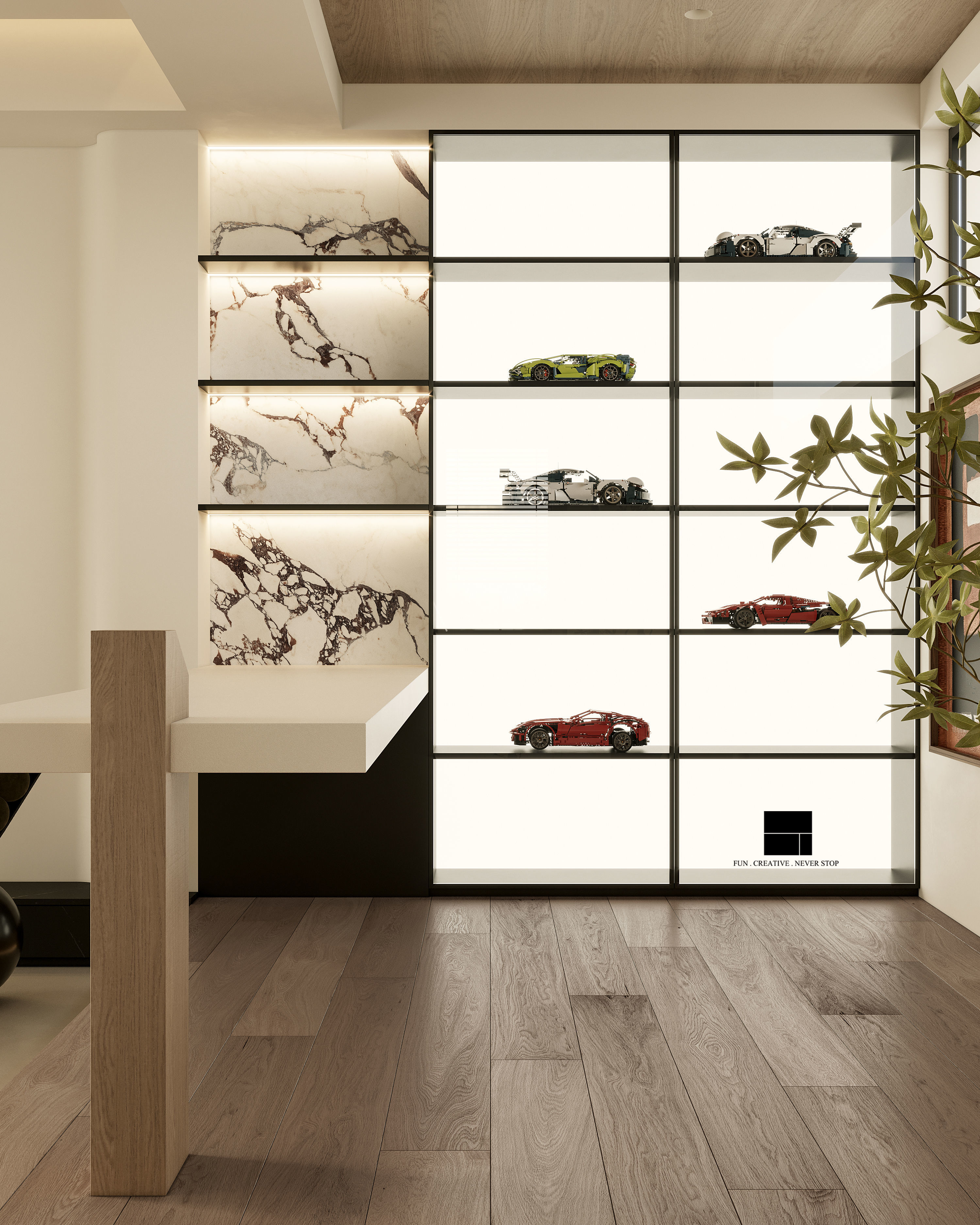 Modern Luxury Villa 3D Model and CAD Drawings Bundle Content 3D model_16