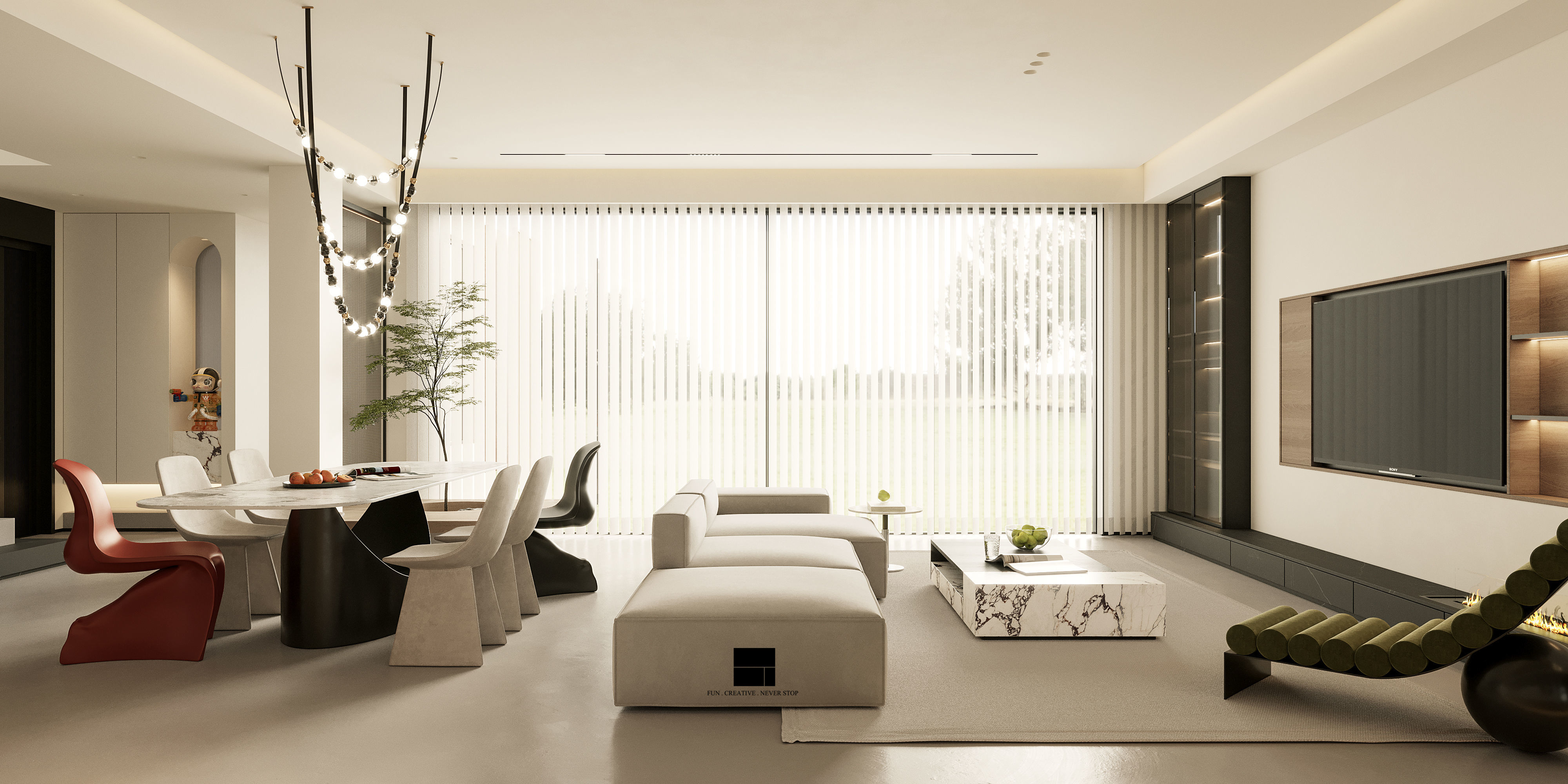 Modern Luxury Villa 3D Model and CAD Drawings Bundle Content 3D model_5